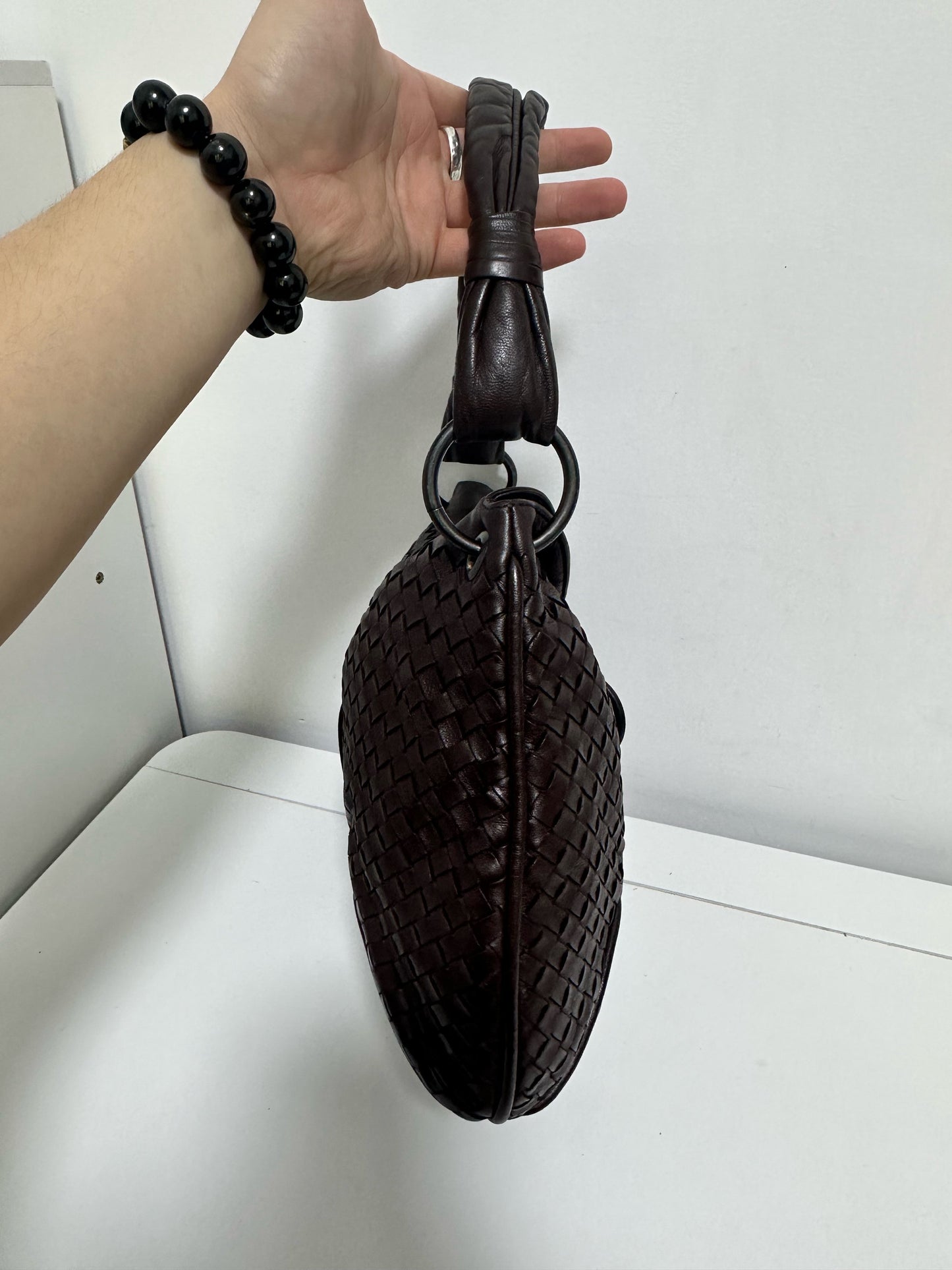 Bottega Veneta - Intrecciato Hobo - Leather - Brown - (medium)