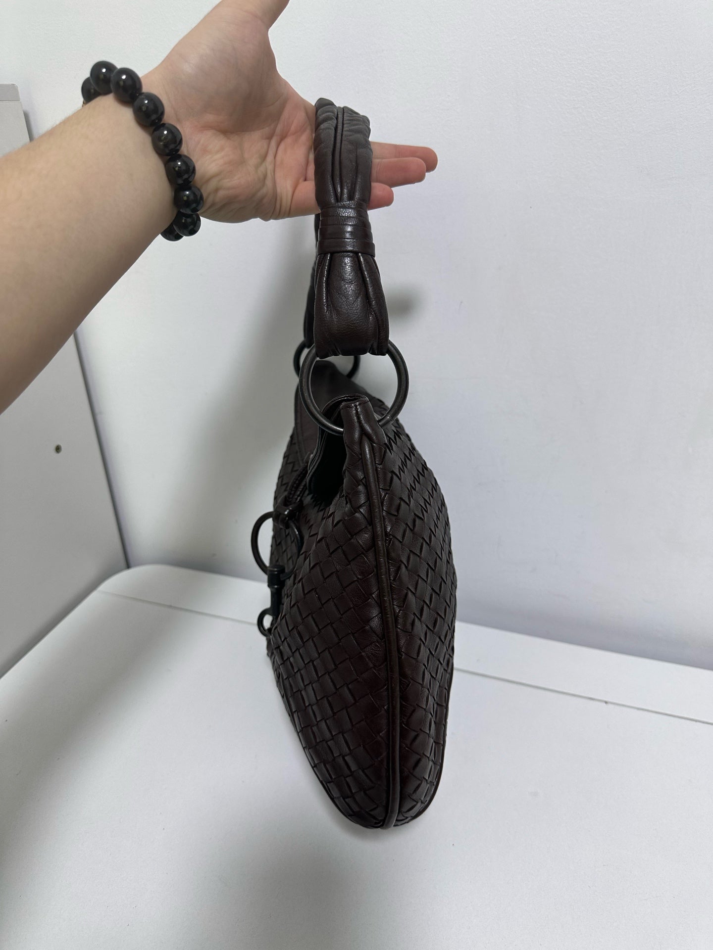 Bottega Veneta - Intrecciato Hobo - Leather - Brown - (medium)