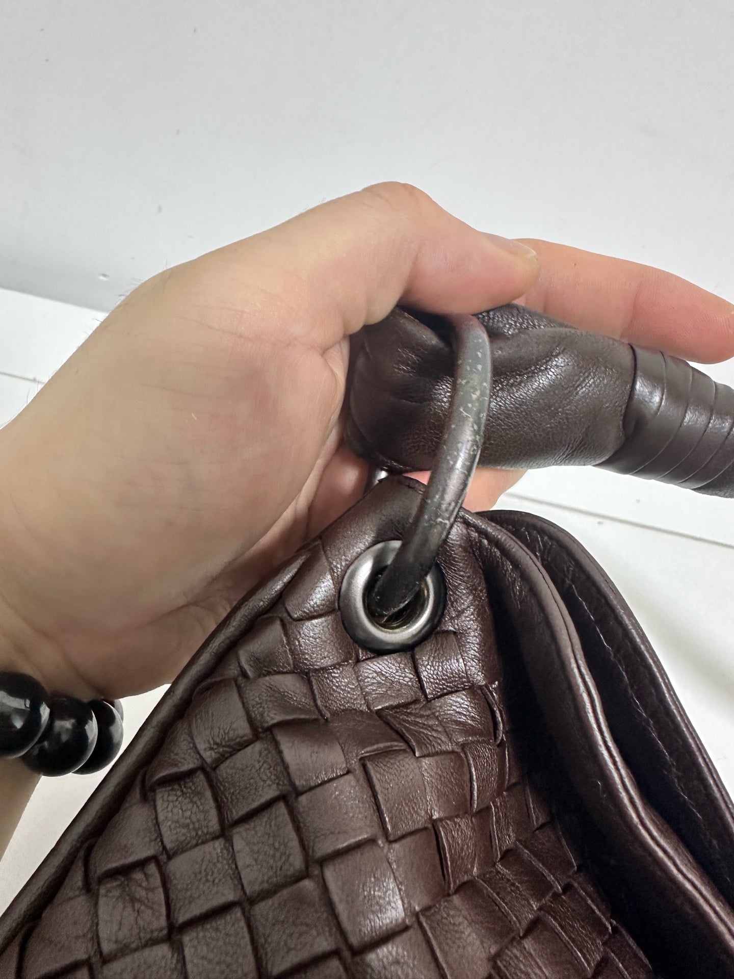 Bottega Veneta - Intrecciato Hobo - Leather - Brown - (medium)