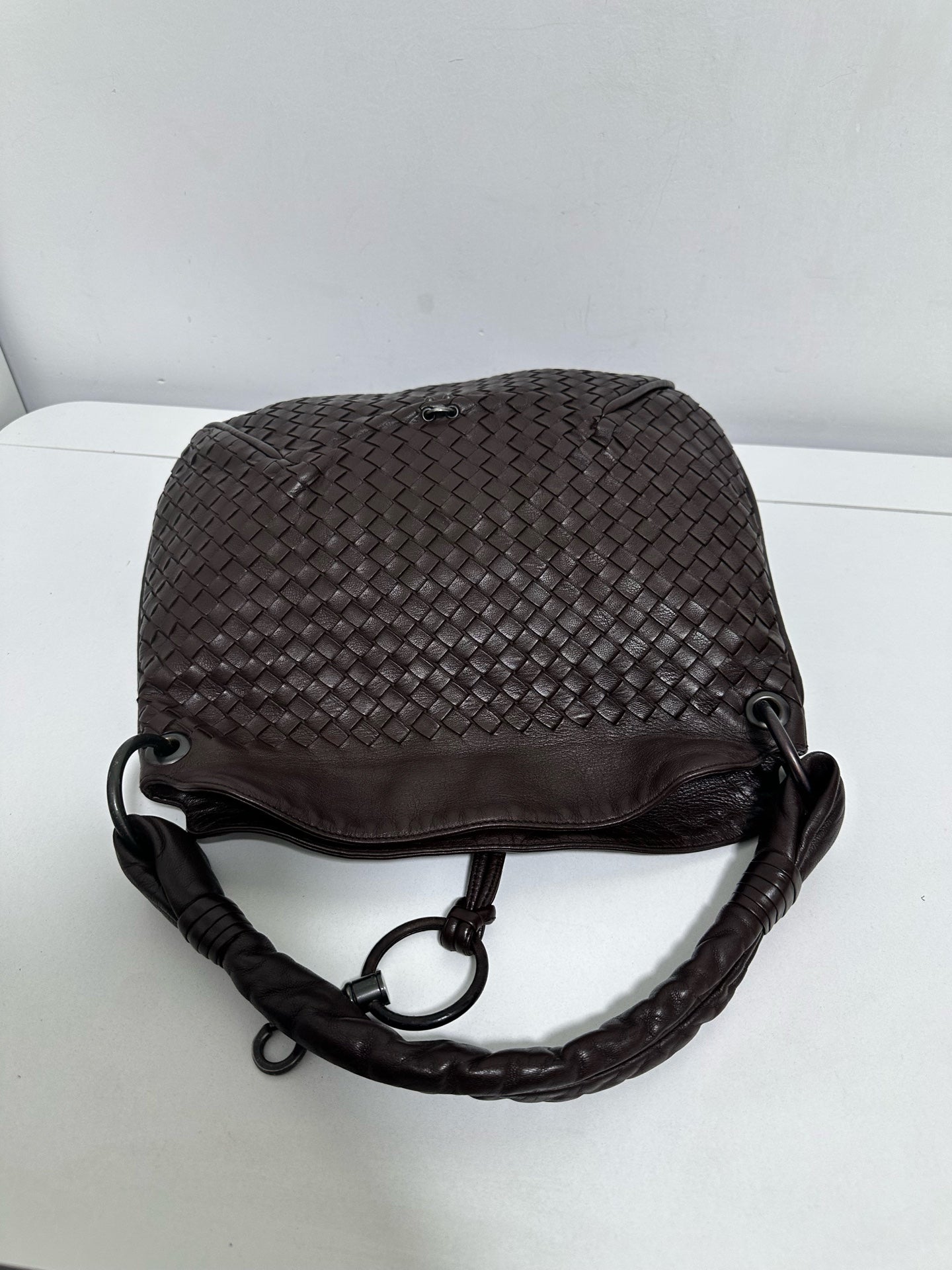 Bottega Veneta - Intrecciato Hobo - Leather - Brown - (medium)