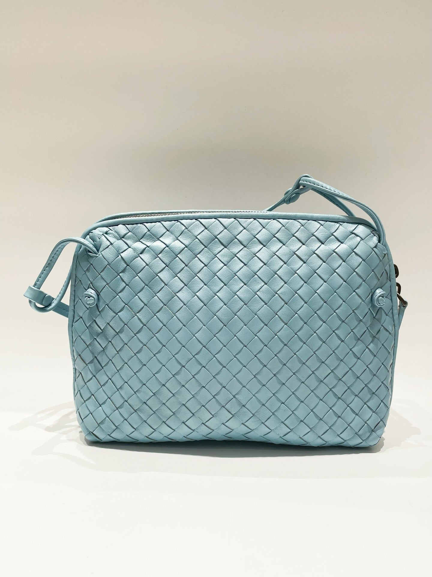Bottega Veneta - Intrecciato - Leather - Blue - (small)