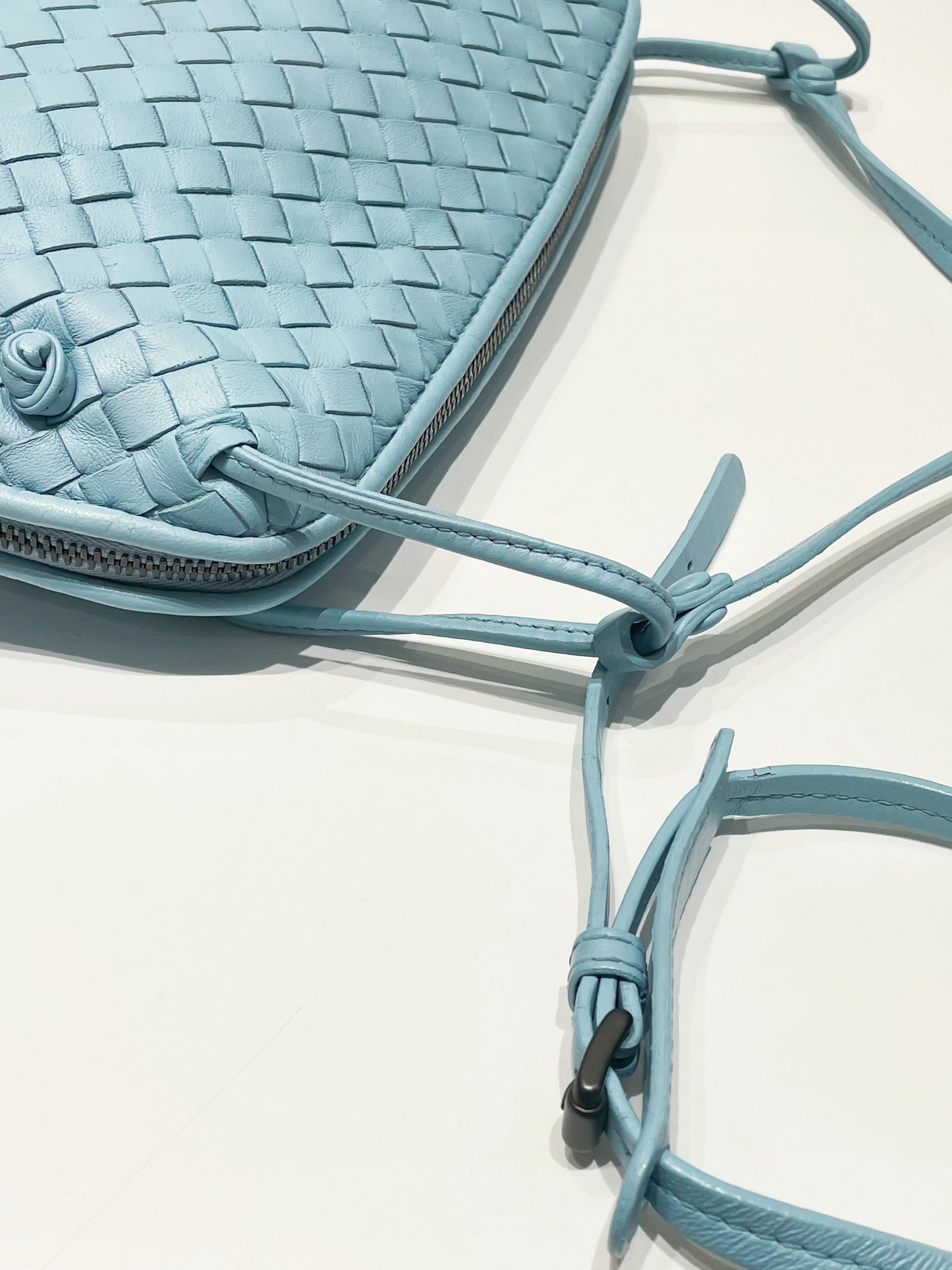 Bottega Veneta - Intrecciato - Leather - Blue - (small)