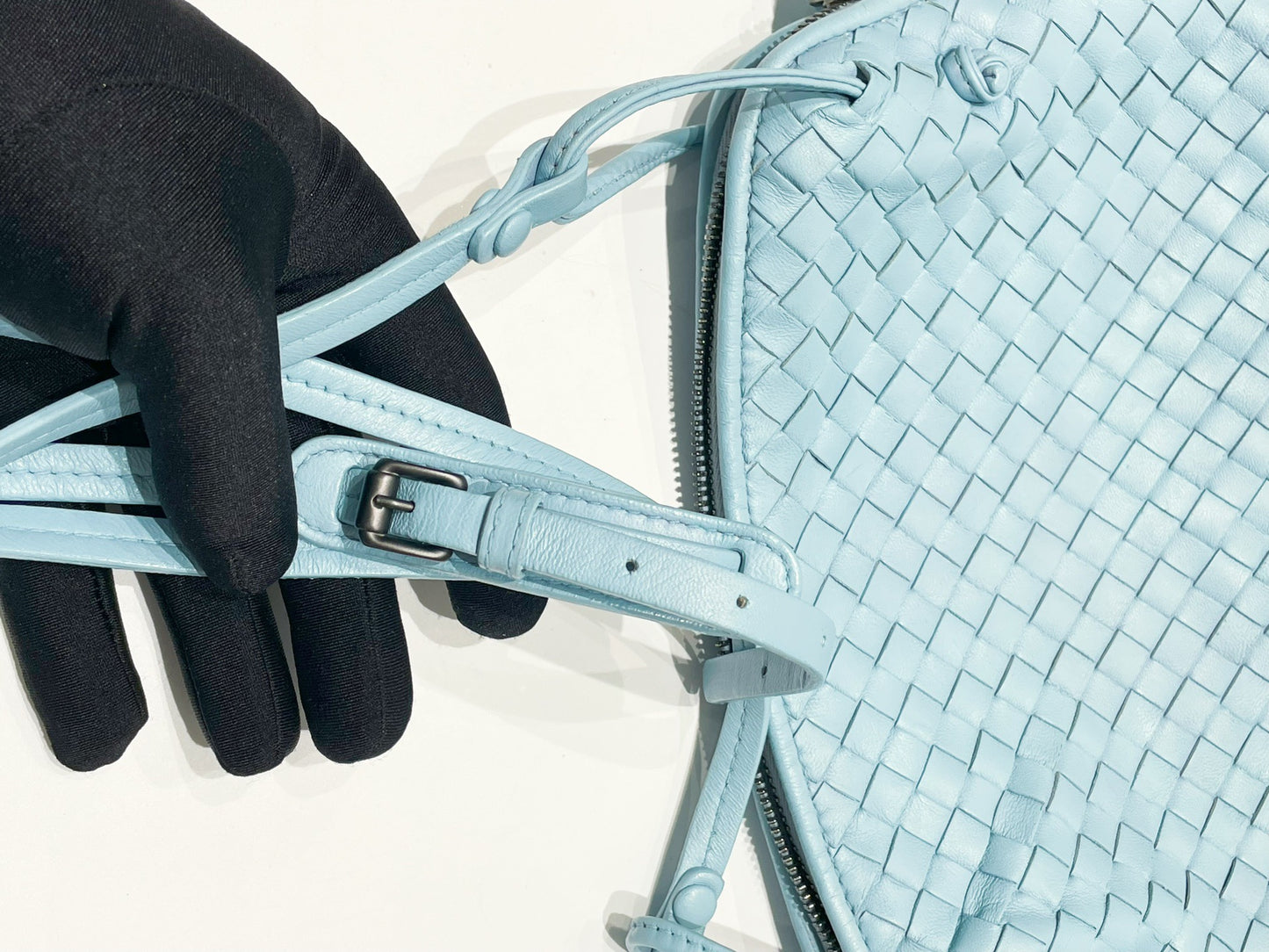Bottega Veneta - Intrecciato - Leather - Blue - (small)