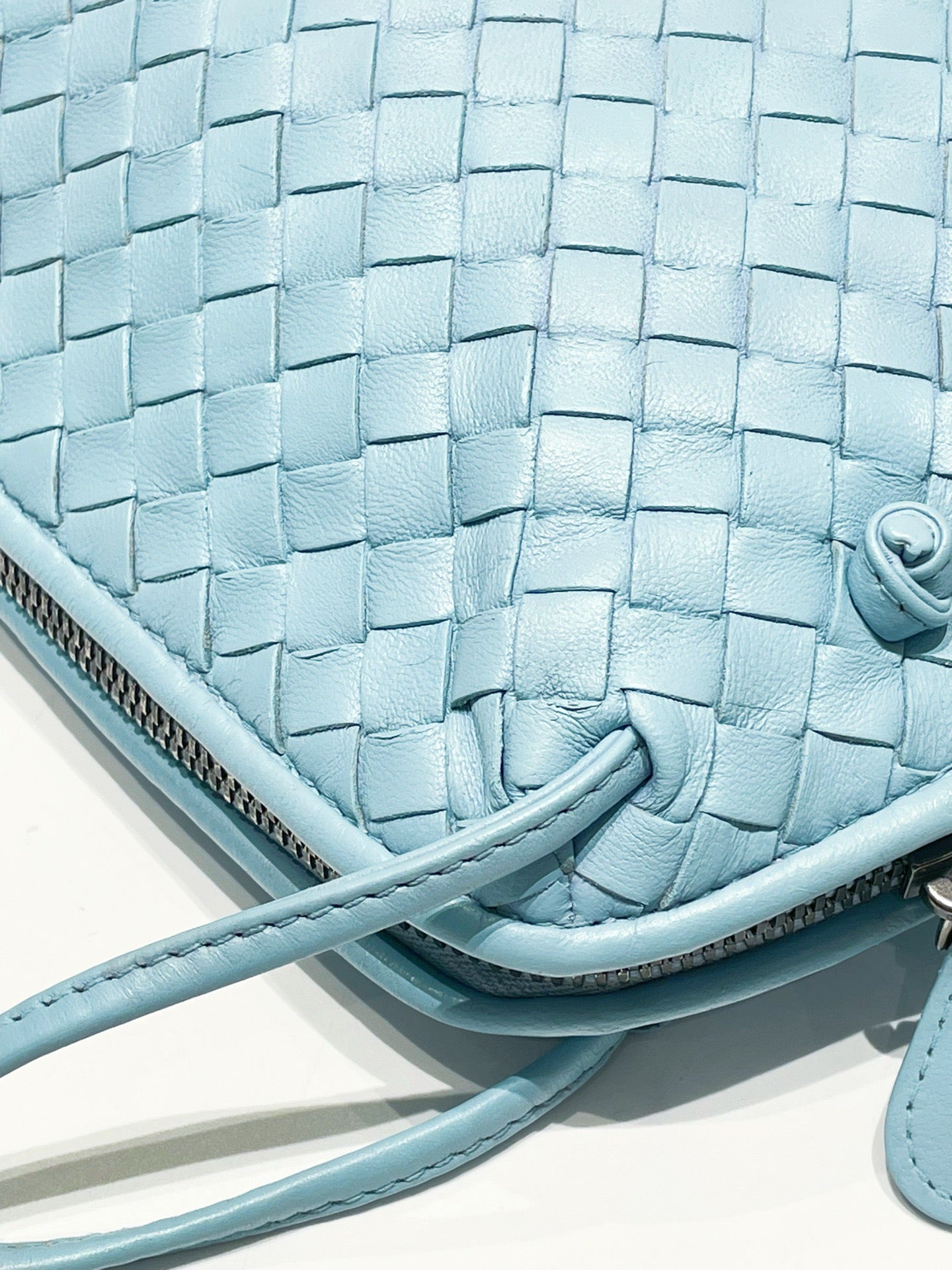 Bottega Veneta - Intrecciato - Leather - Blue - (small)