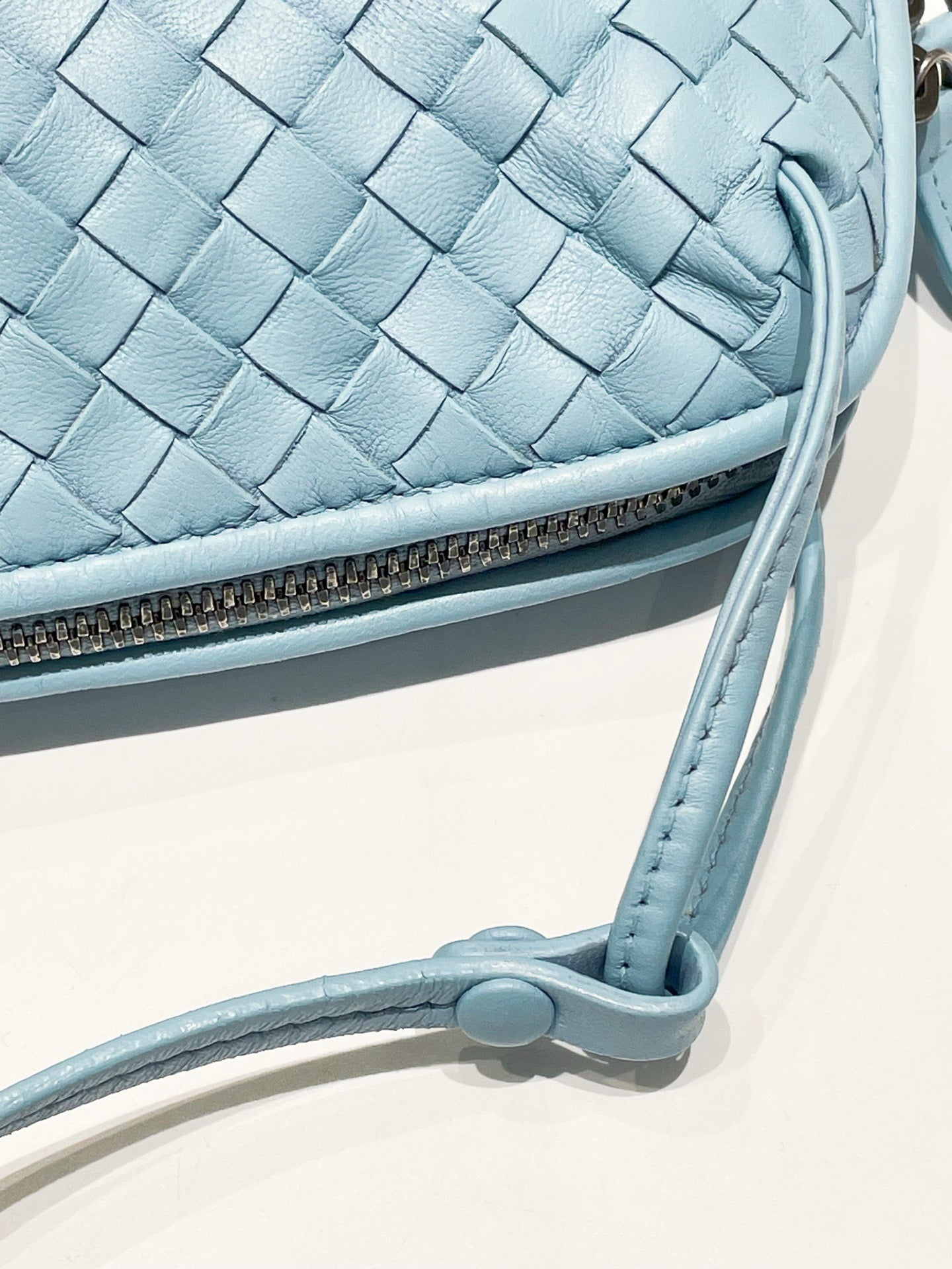 Bottega Veneta - Intrecciato - Leather - Blue - (small)
