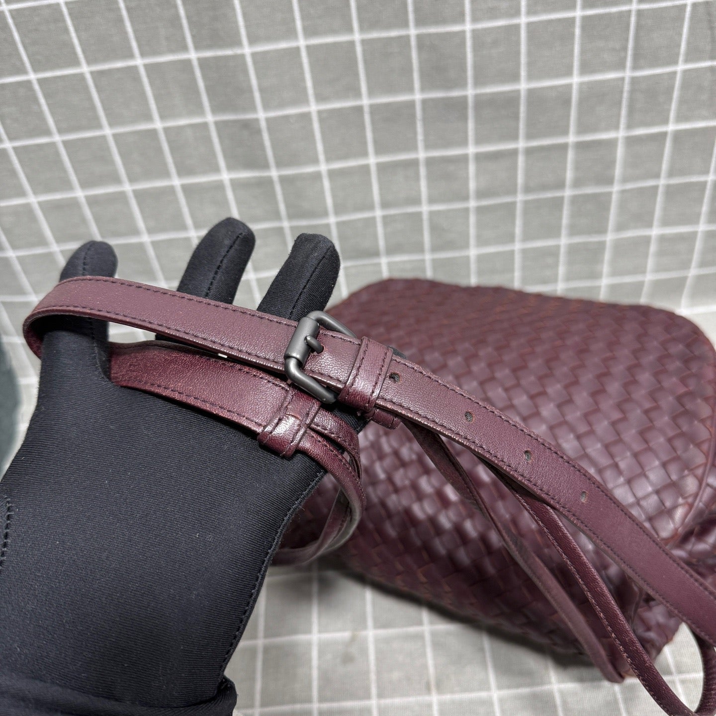 Bottega Veneta - Intrecciato - Leather - Burgundy - (Other)