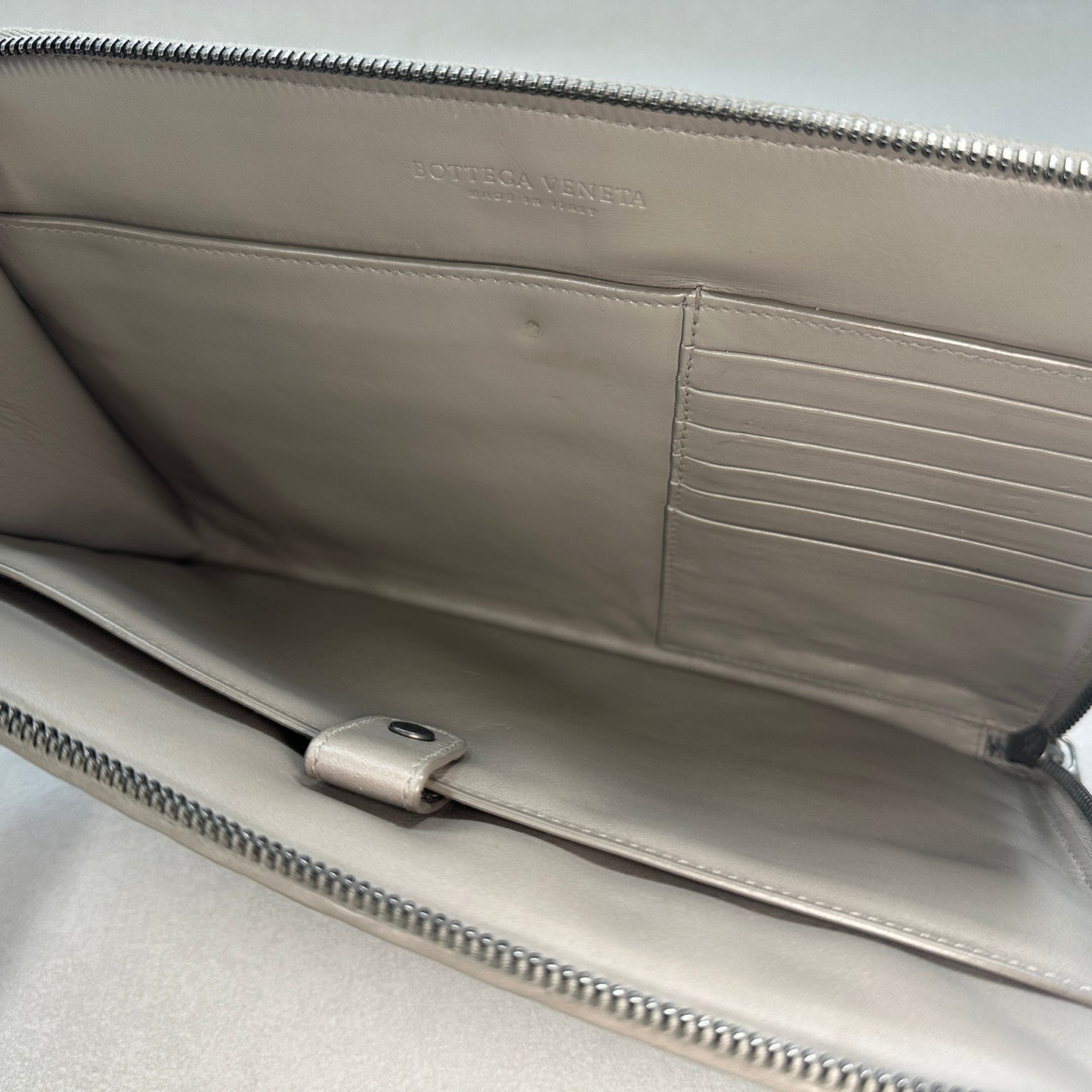Bottega Veneta - Intrecciato - Leather - Grey - (medium)