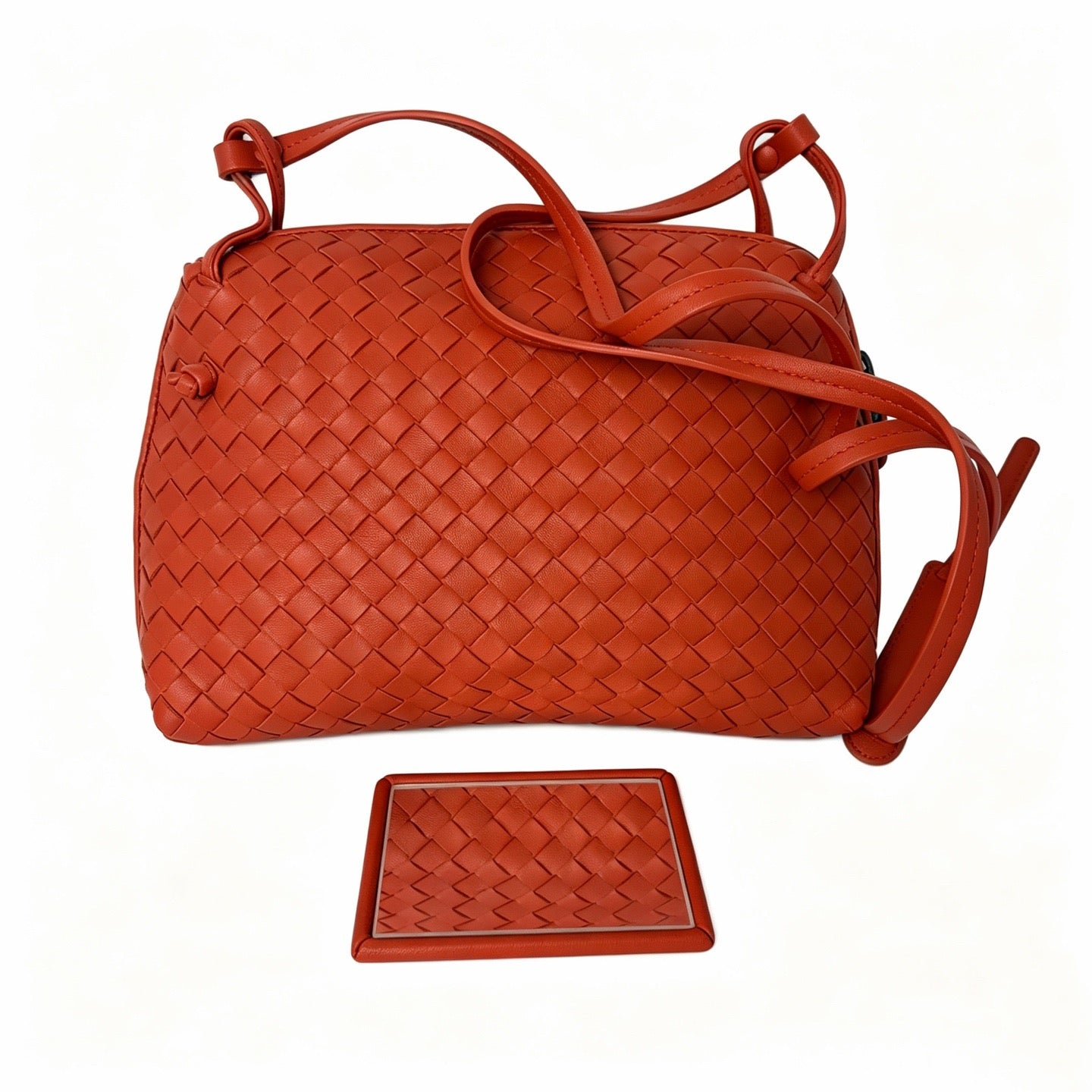 Bottega Veneta - Intrecciato - Leather - Orange - (small)
