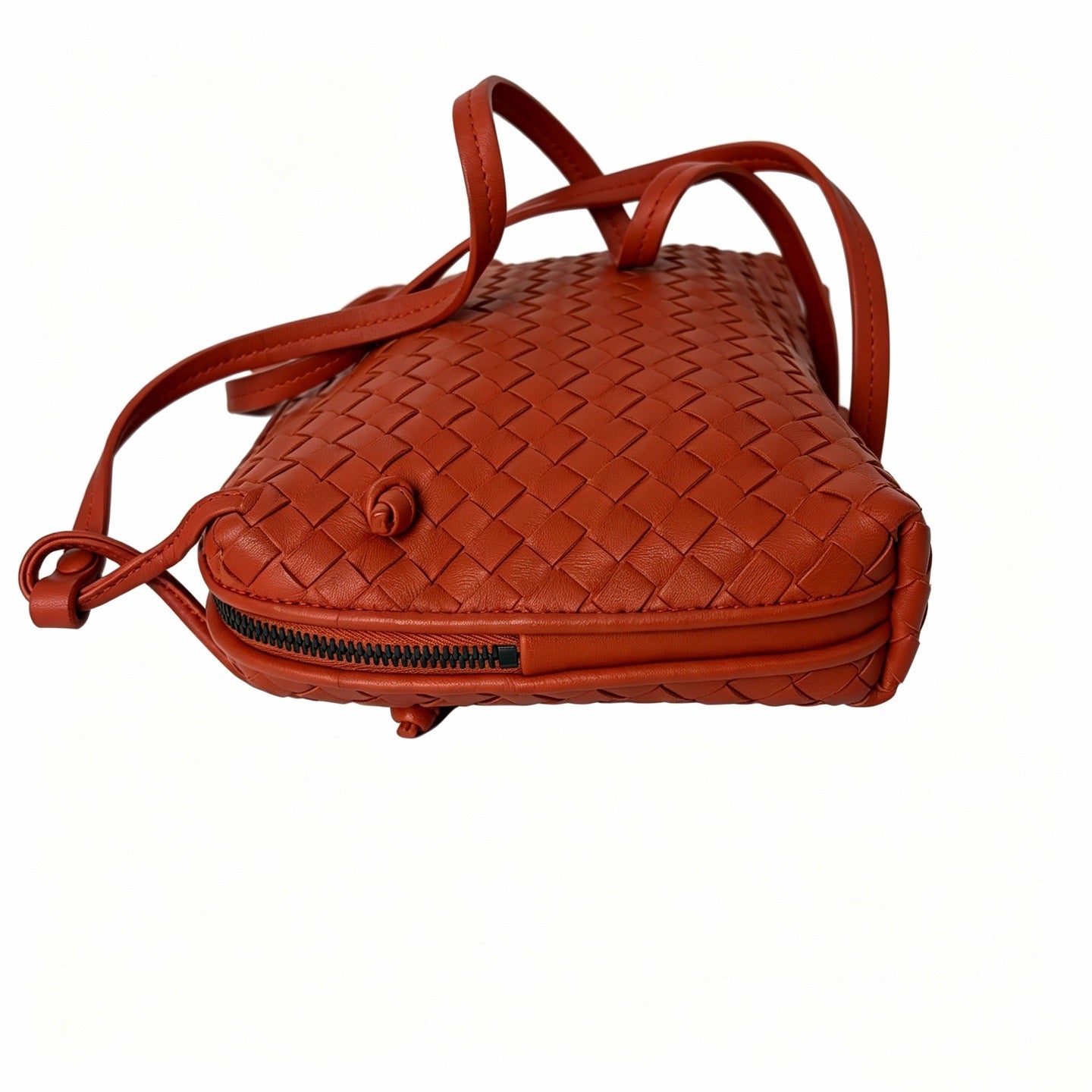 Bottega Veneta - Intrecciato - Leather - Orange - (small)