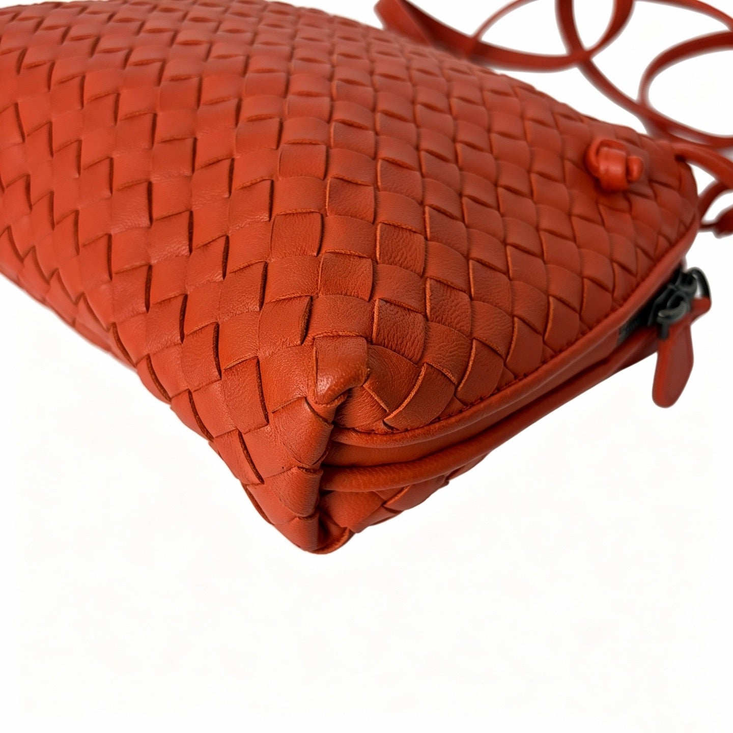 Bottega Veneta - Intrecciato - Leather - Orange - (small)