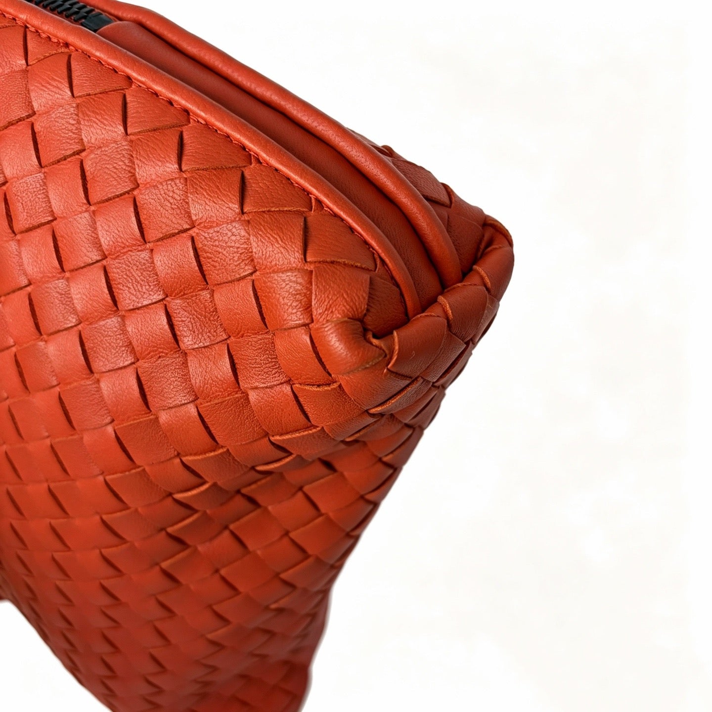 Bottega Veneta - Intrecciato - Leather - Orange - (small)