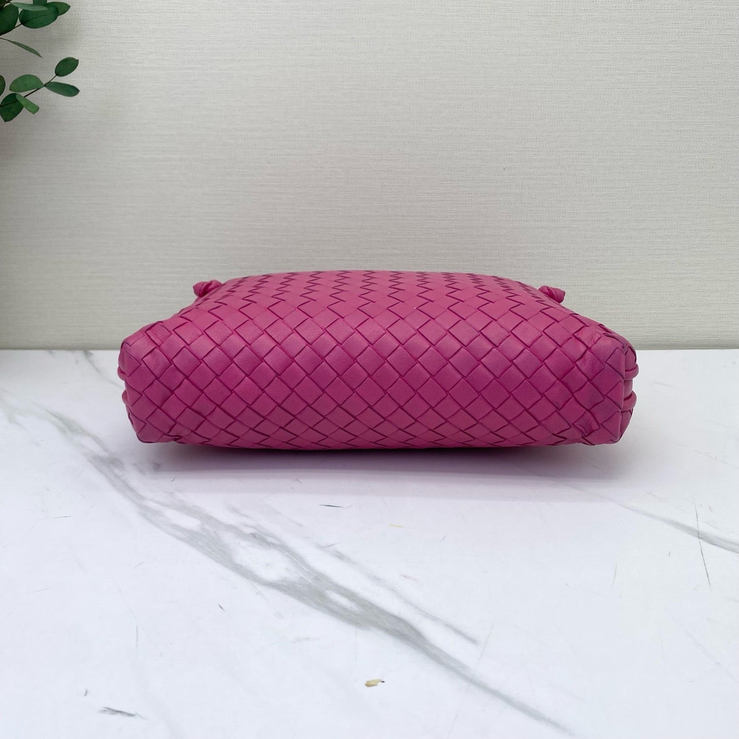 Bottega Veneta - Intrecciato Shoulder Bag - Leather - Pink - (small)