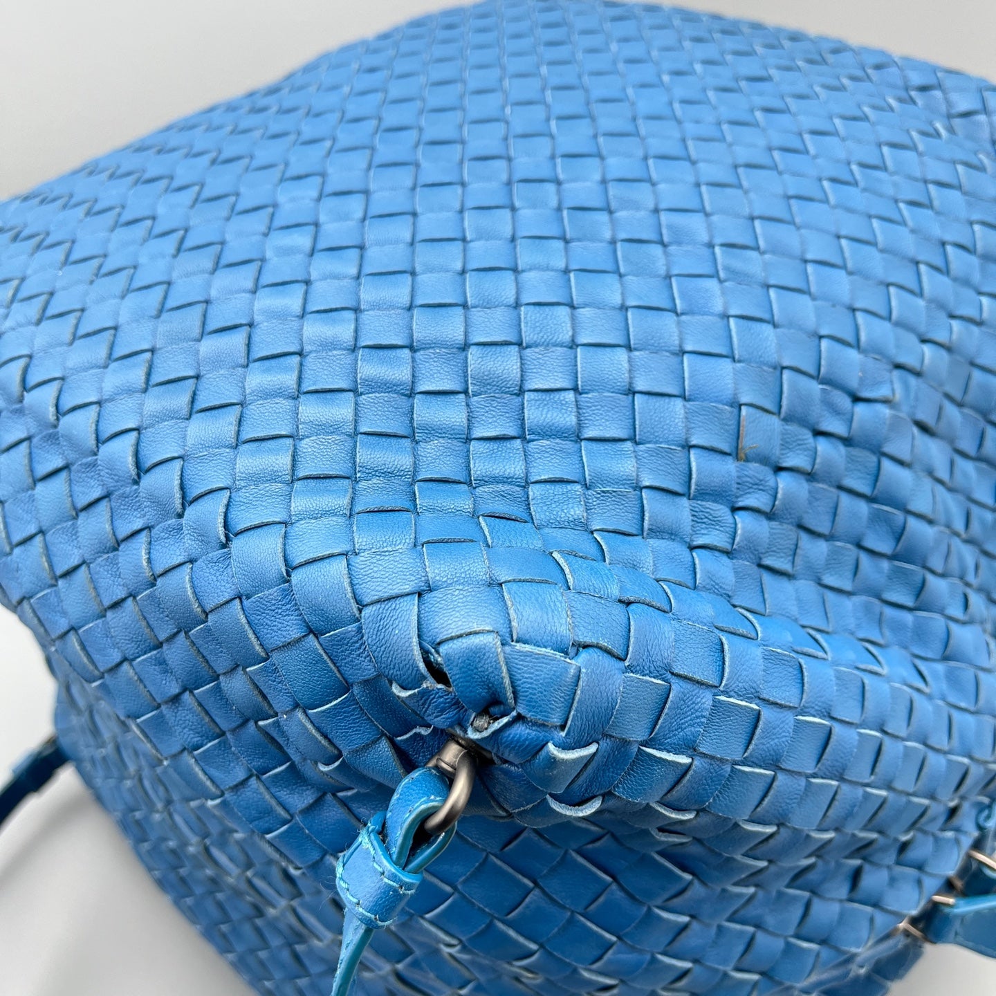 Bottega Veneta - Intrecciato Tote Bag - Lambskin leather - Blue - (medium)
