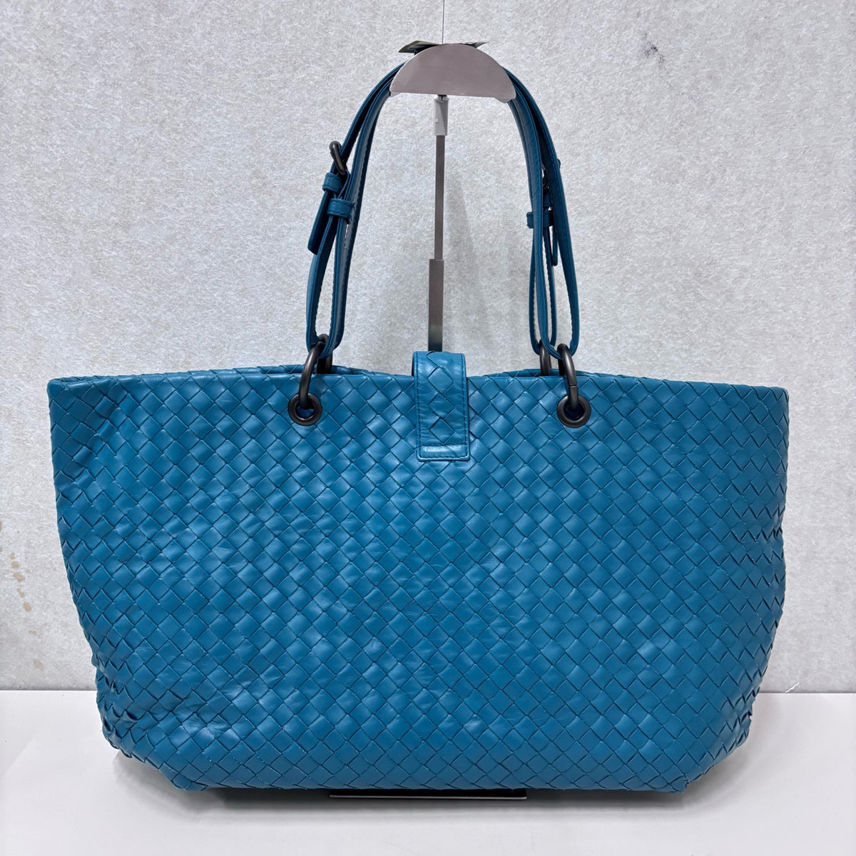 Bottega Veneta - Intrecciato Tote Bag - Leather - Blue