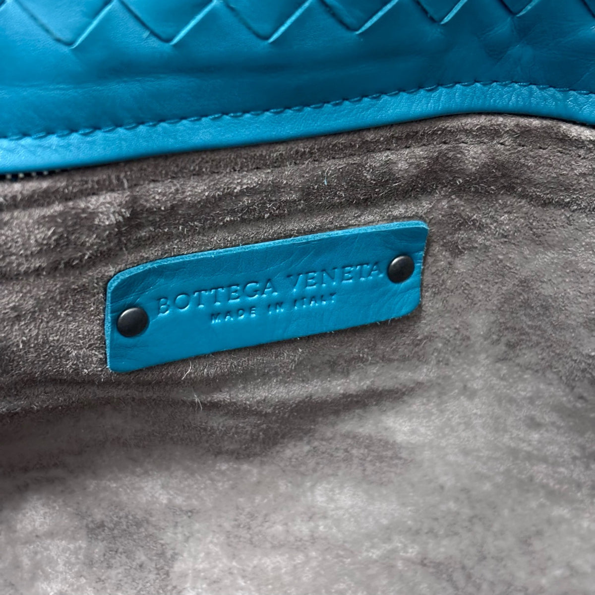 Bottega Veneta - Intrecciato Tote Bag - Leather - Blue