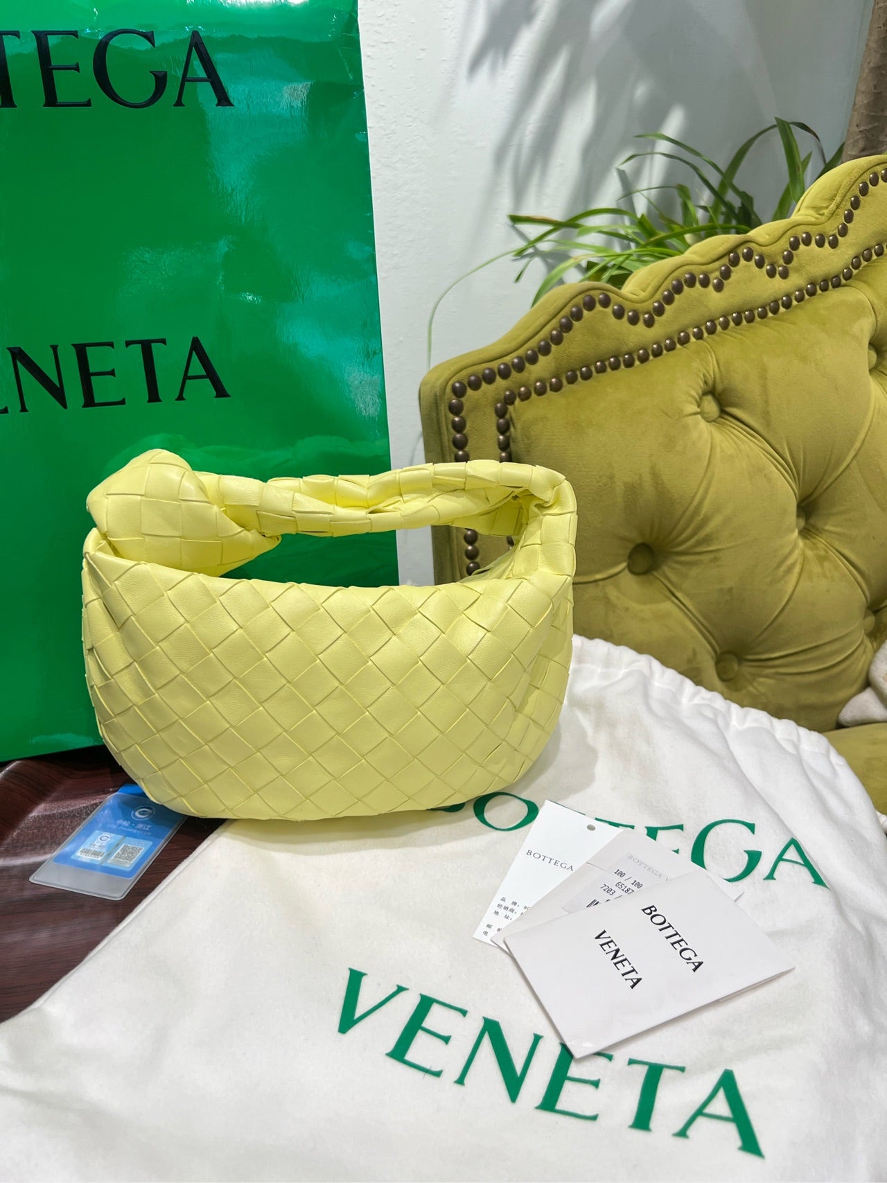 Bottega Veneta - Jodie - Leather - Yellow