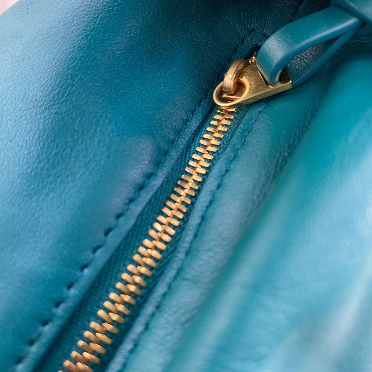 Bottega Veneta - Jodie Double Knot - Leather - Blue - (small)
