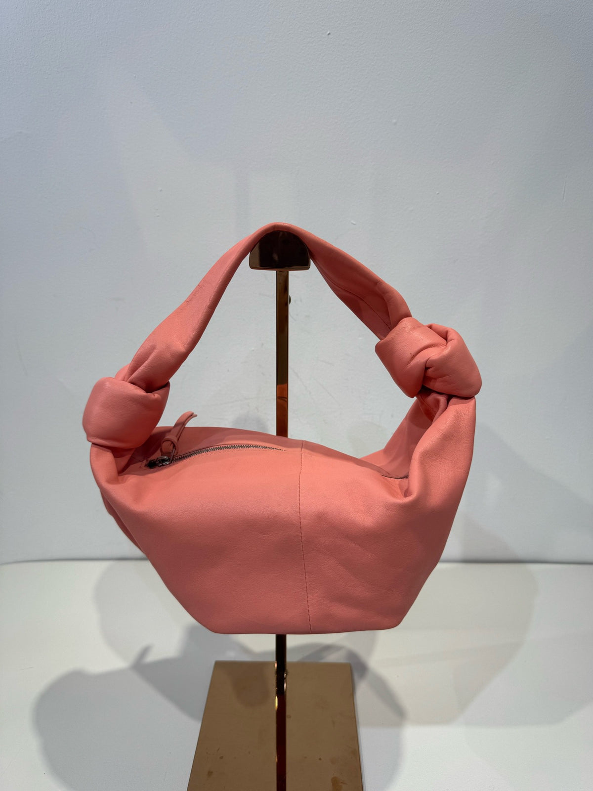 Bottega Veneta - Jodie Double Knot - Leather - Pink - (mini)