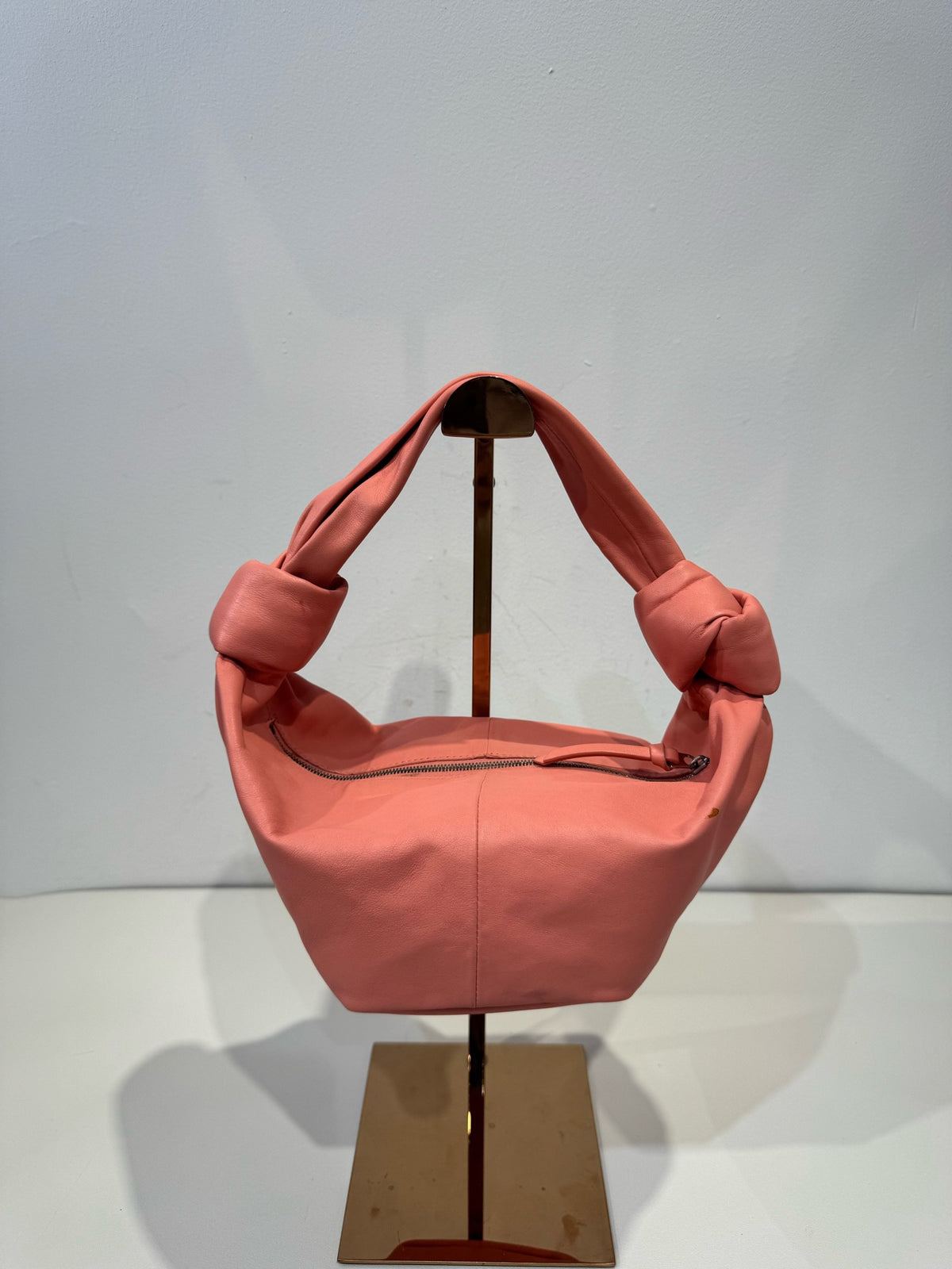Bottega Veneta - Jodie Double Knot - Leather - Pink - (mini)