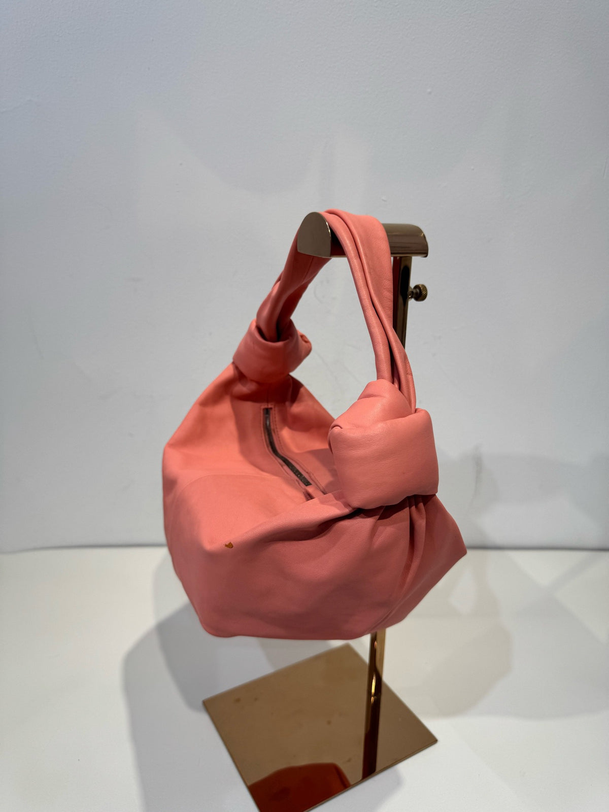 Bottega Veneta - Jodie Double Knot - Leather - Pink - (mini)
