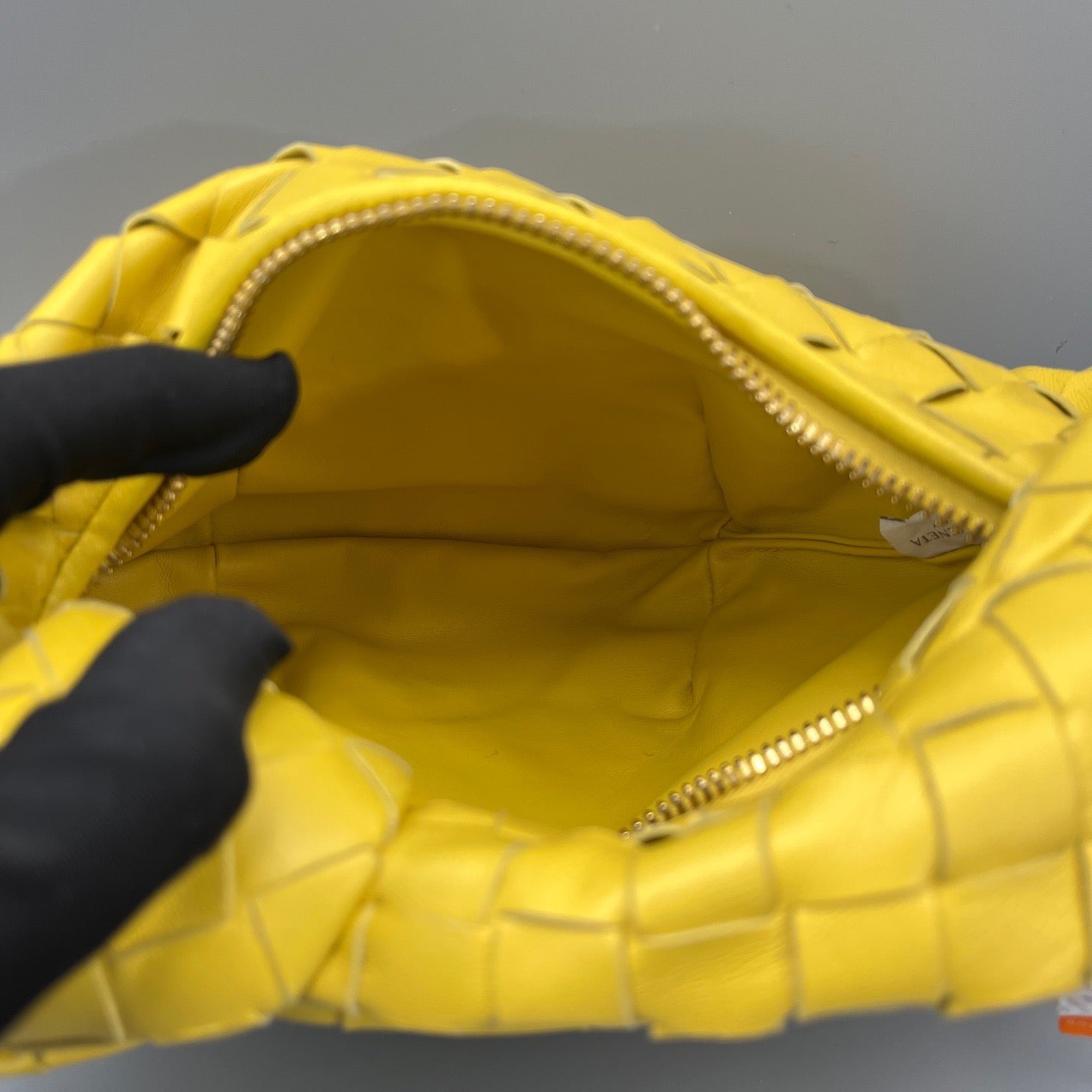 Bottega Veneta - Jodie - Lambskin leather - Yellow - (Mini)