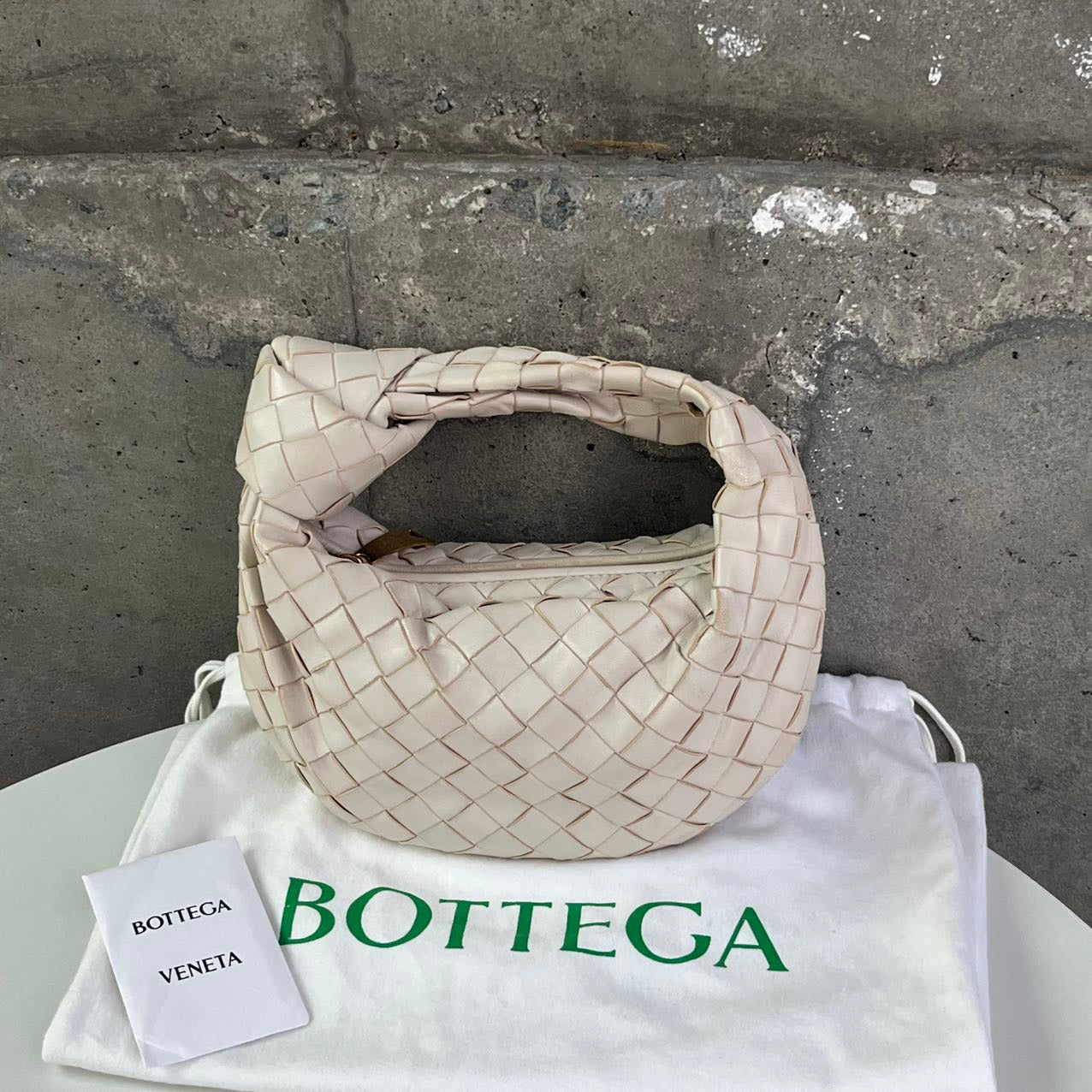 Bottega Veneta - Jodie - Leather - White - (mini)