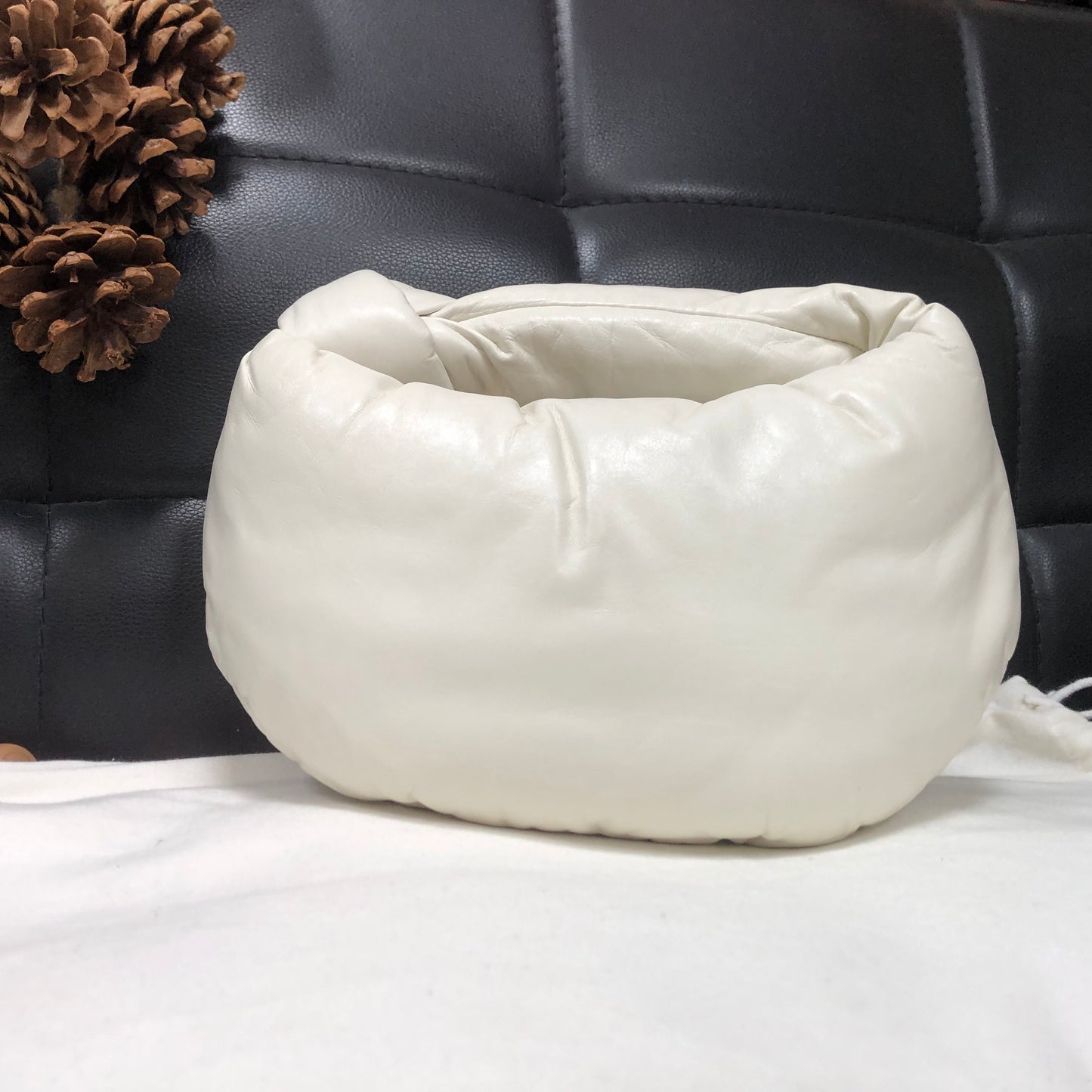 Bottega Veneta - Jodie - Leather - White - (mini)
