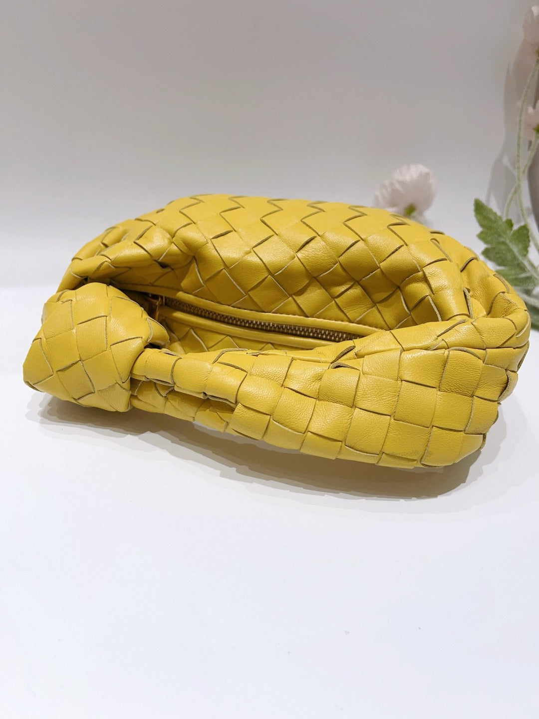Bottega Veneta - Jodie mini - Leather - Yellow - (mini)