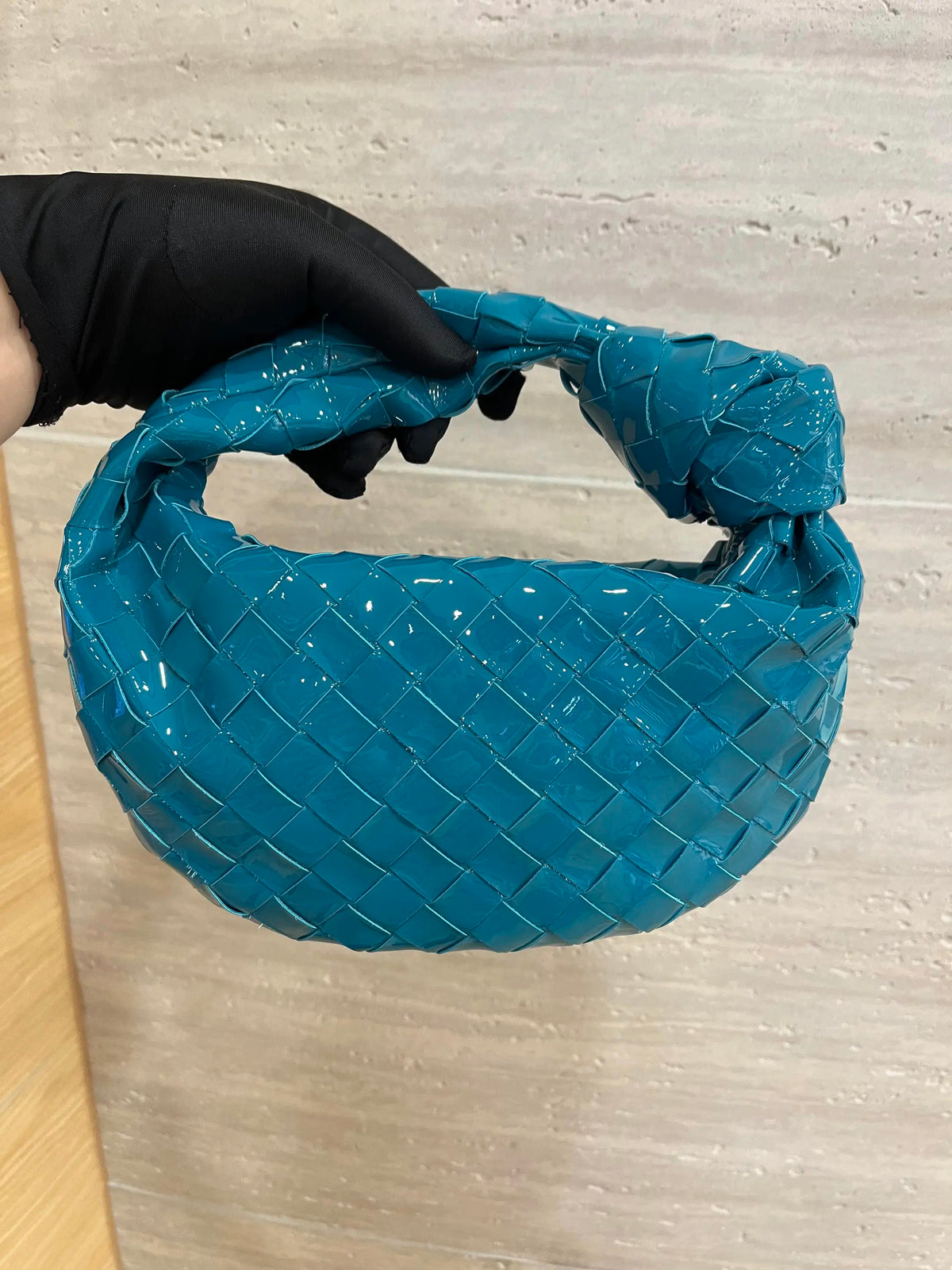 Bottega Veneta - Jodie - Patent leather - Blue