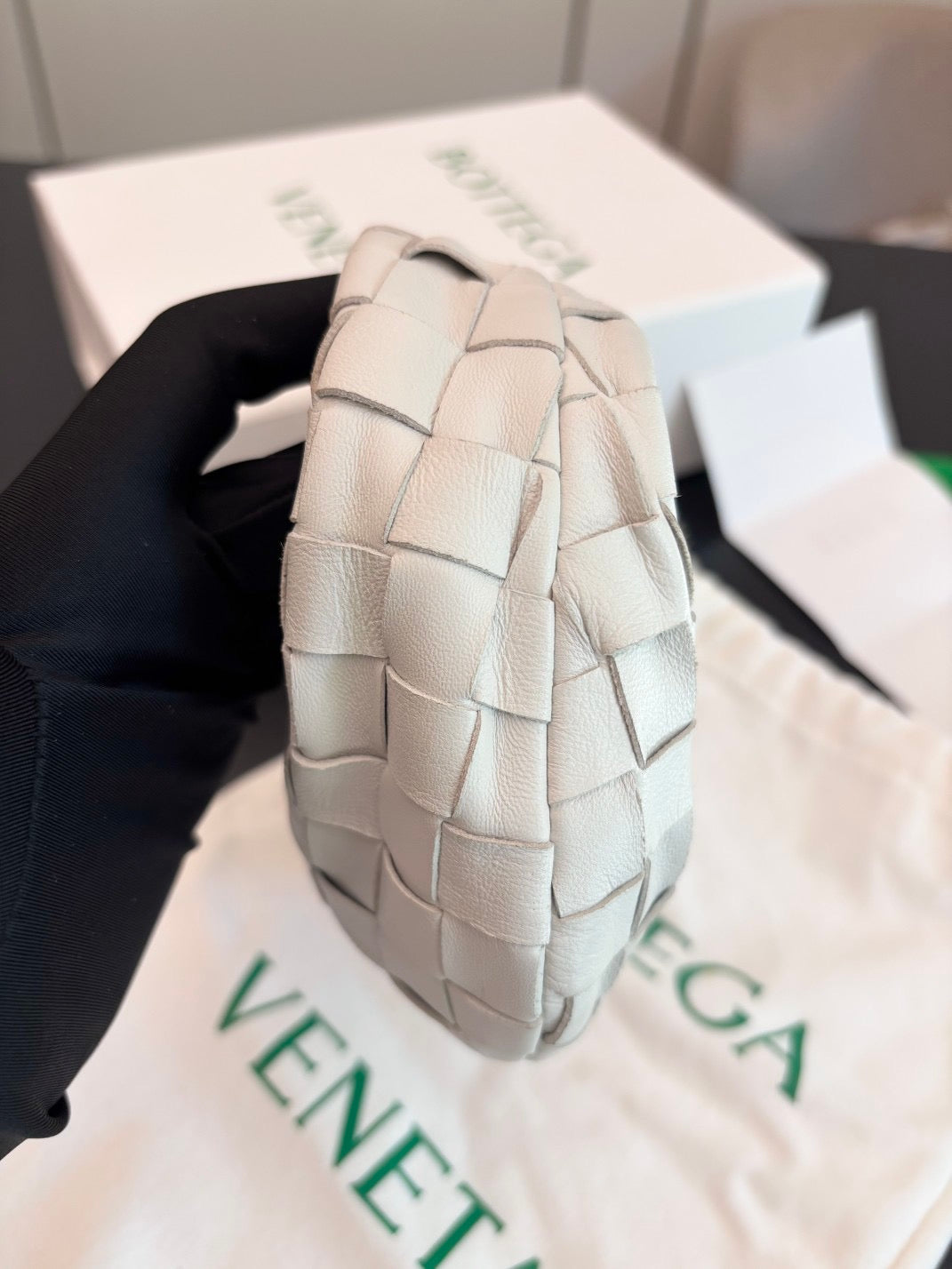 Bottega Veneta - Jodie Super Mini - Leather - White - (mini)