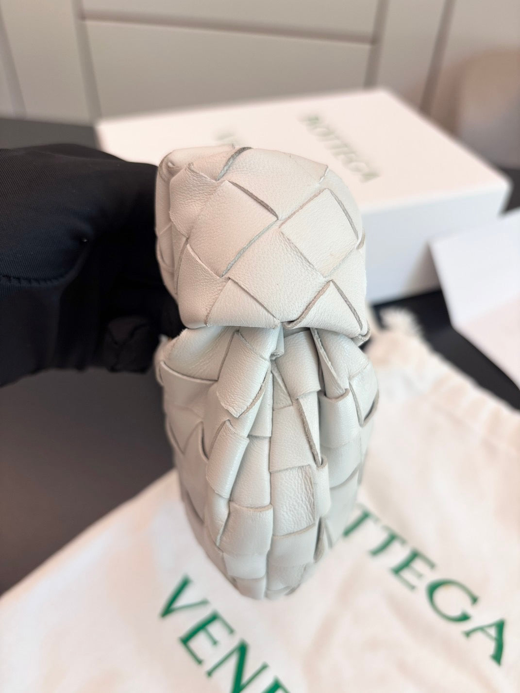 Bottega Veneta - Jodie Super Mini - Leather - White - (mini)