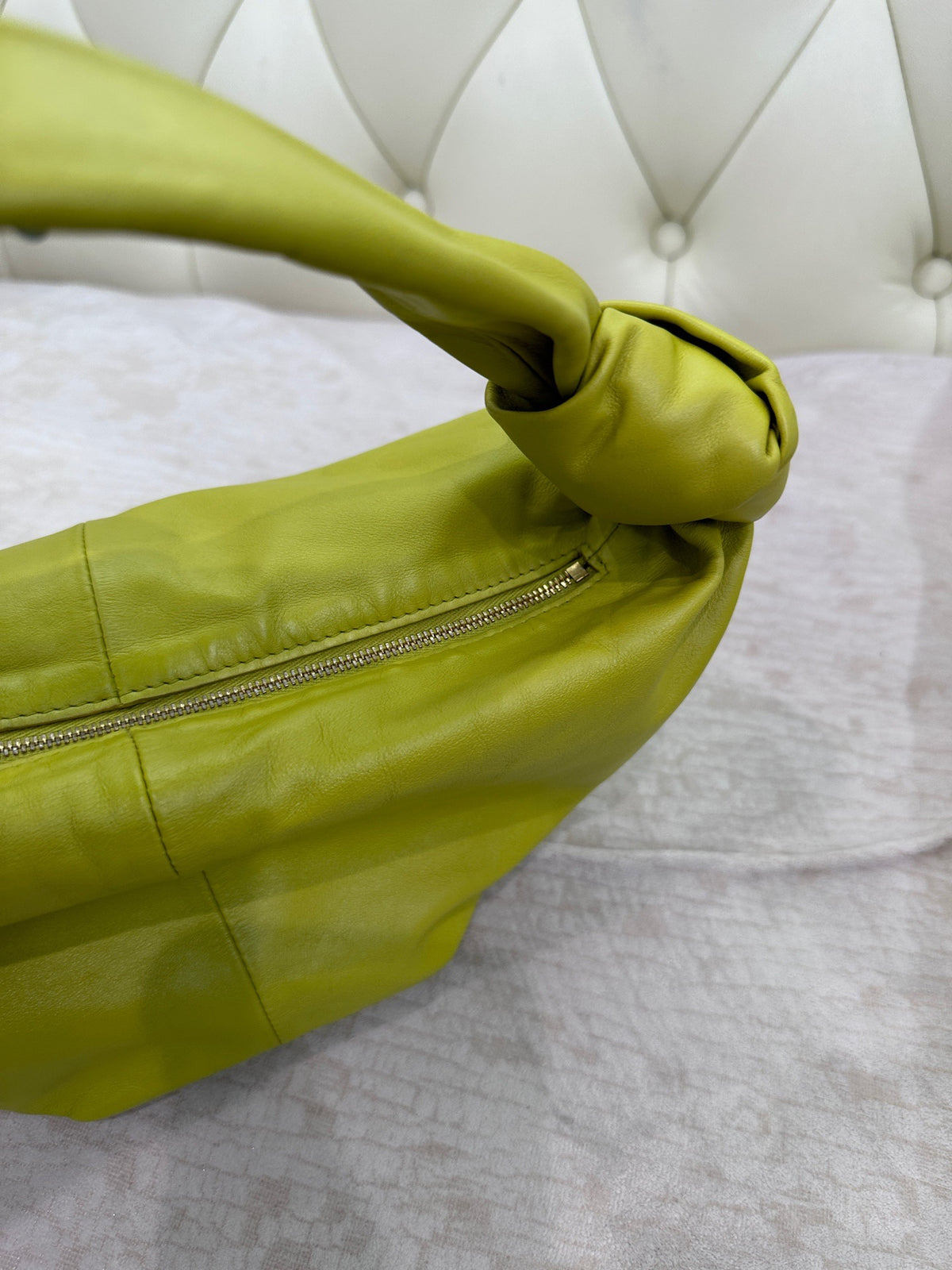 Bottega Veneta - Knot Double - Leather - Green - (Medium)