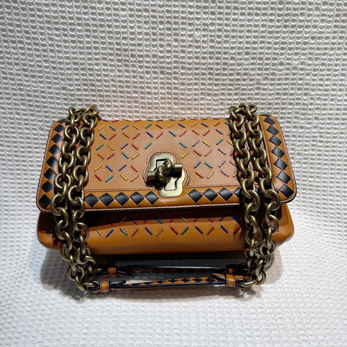 Bottega Veneta - Knot - Leather - Camel