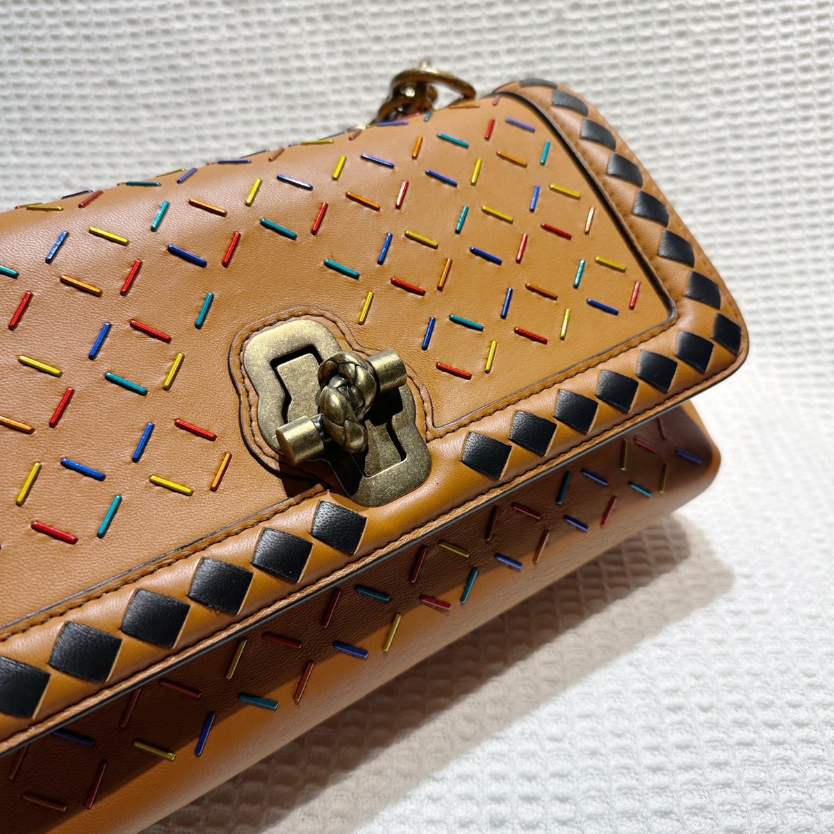 Bottega Veneta - Knot - Leather - Camel