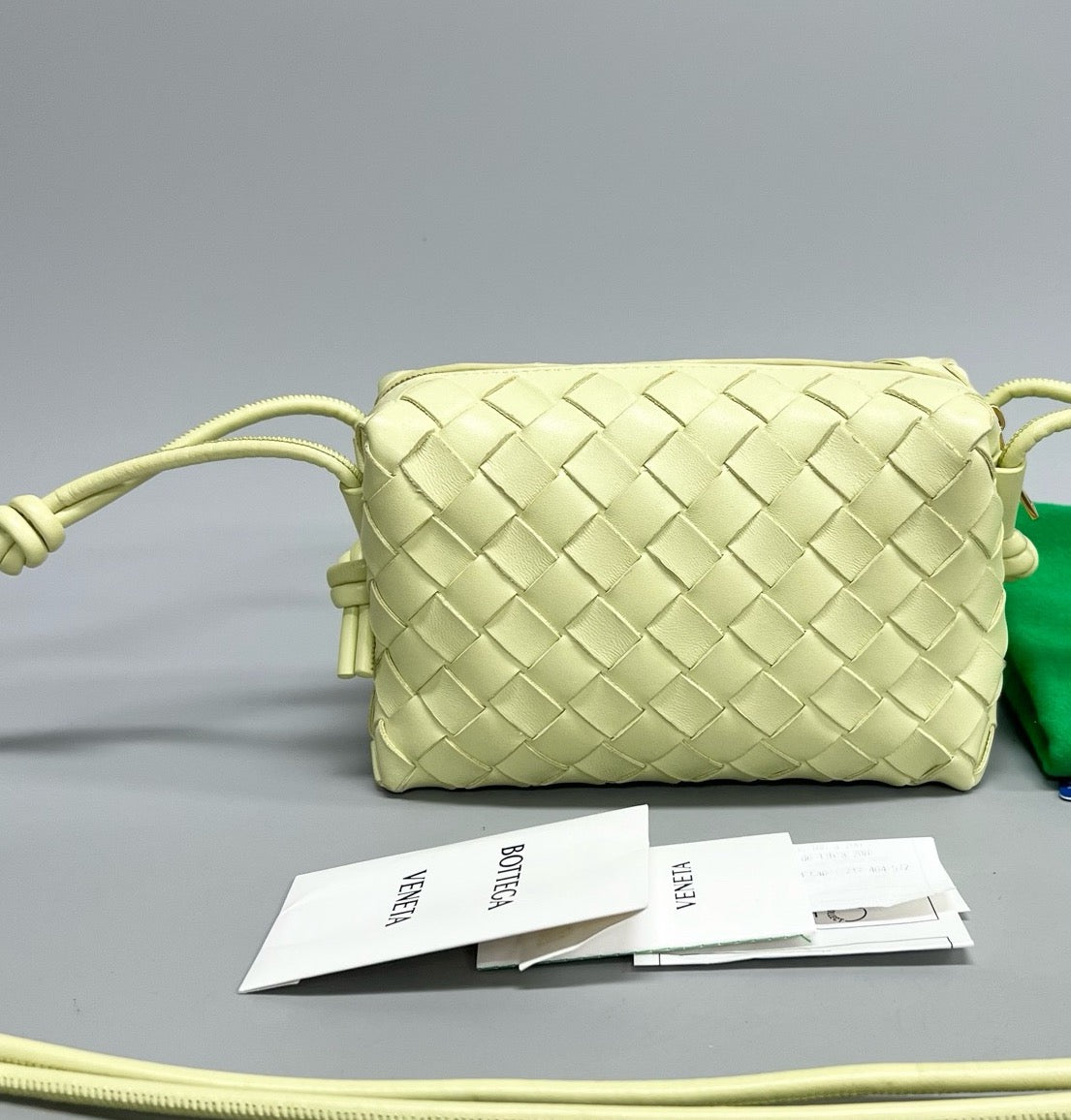 Bottega Veneta - Loop Camera Bag - Leather - Yellow - (mini)