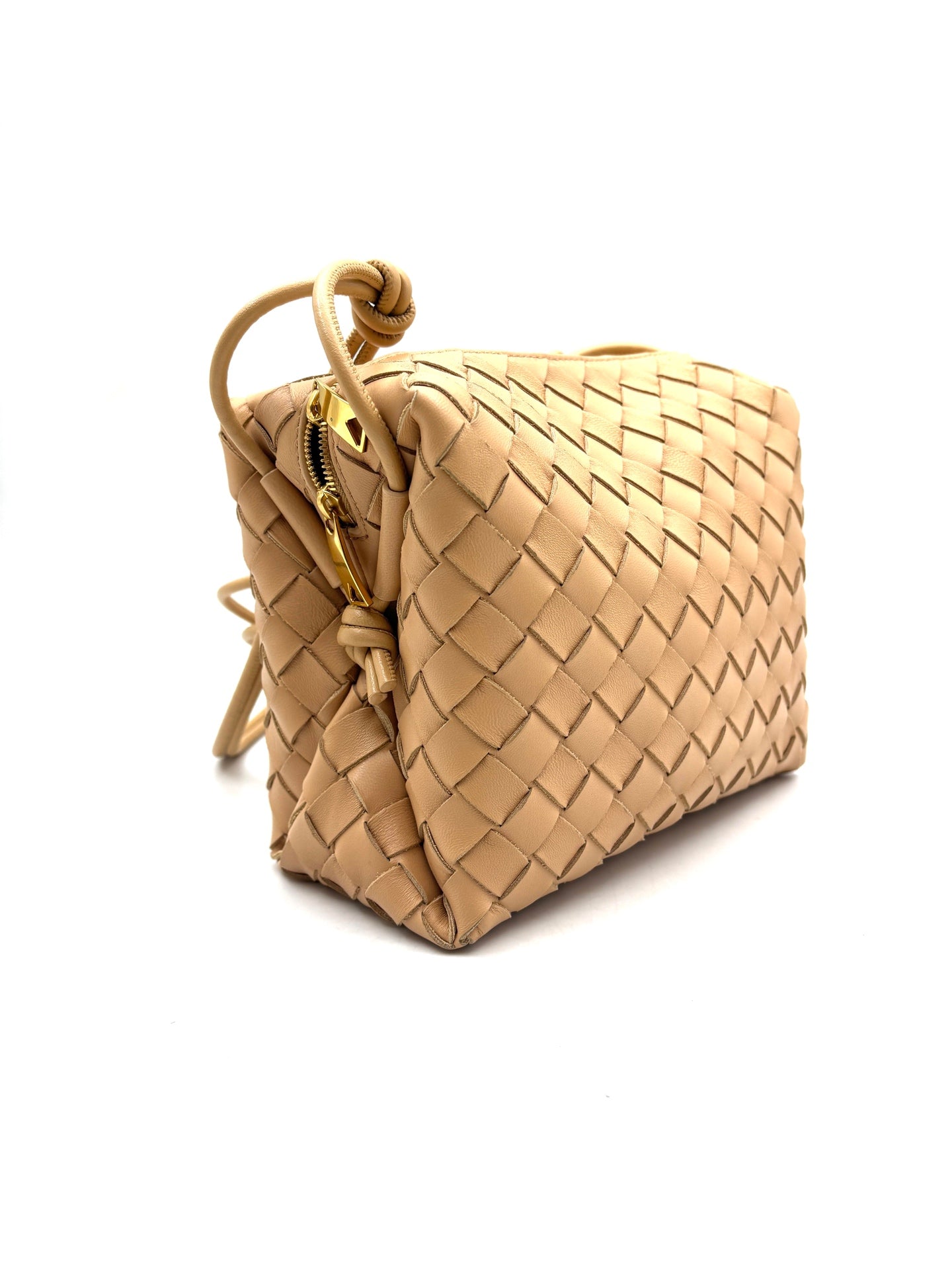 Bottega Veneta - Loop Camera Bag - Sheepskin leather - Yellow - (small)