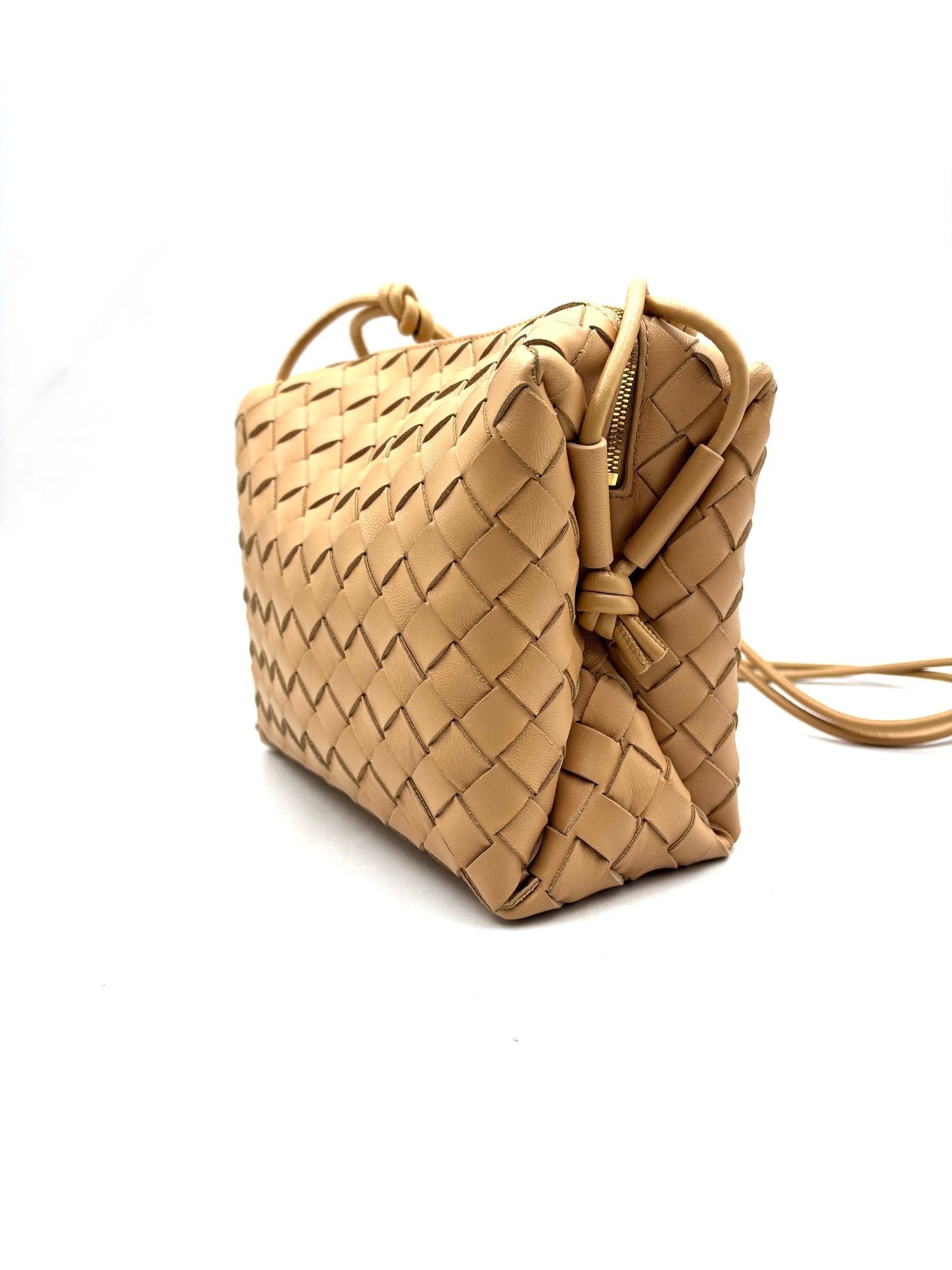 Bottega Veneta - Loop Camera Bag - Sheepskin leather - Yellow - (small)
