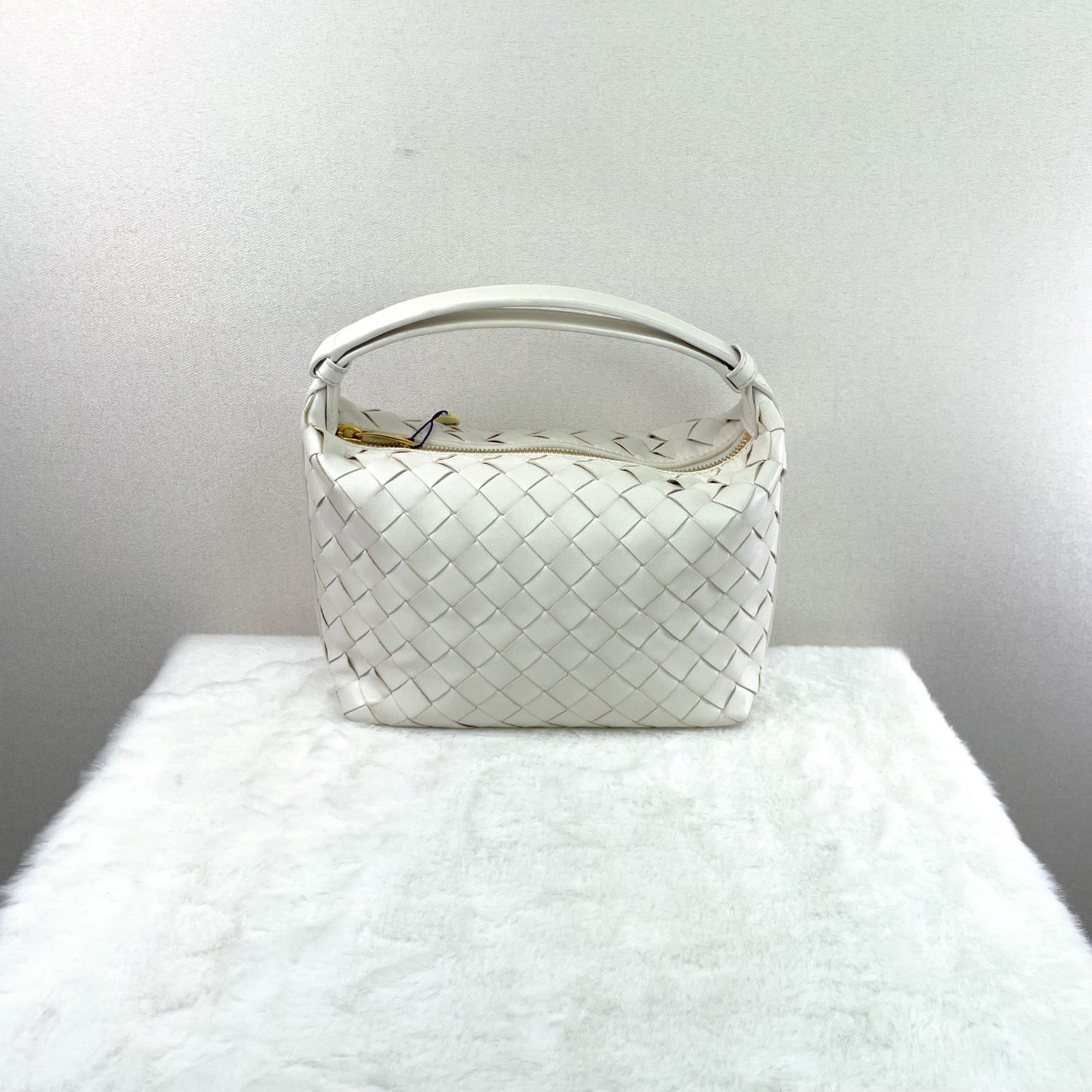 Bottega Veneta - Lunchbox - Leather - White - (mini)