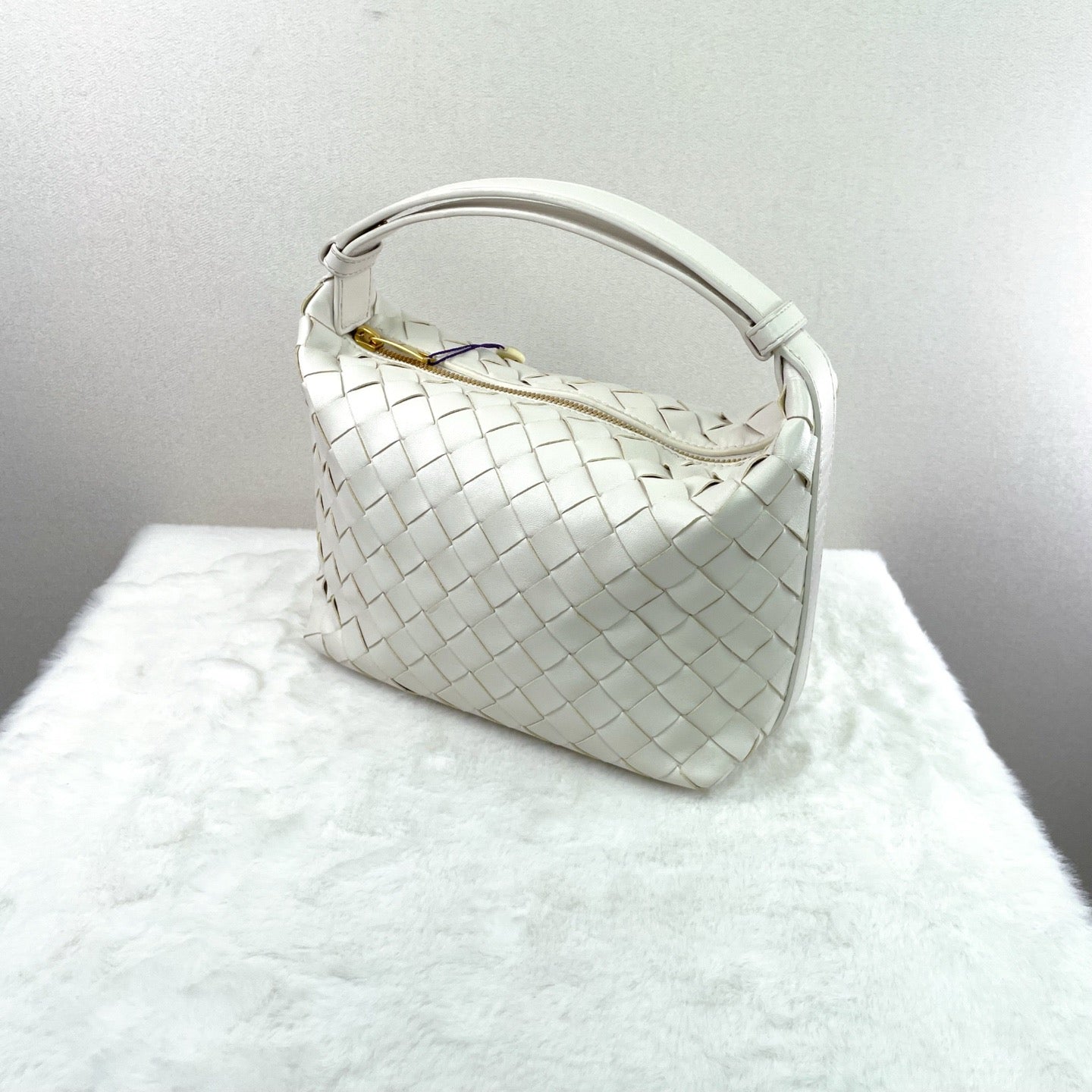 Bottega Veneta - Lunchbox - Leather - White - (mini)
