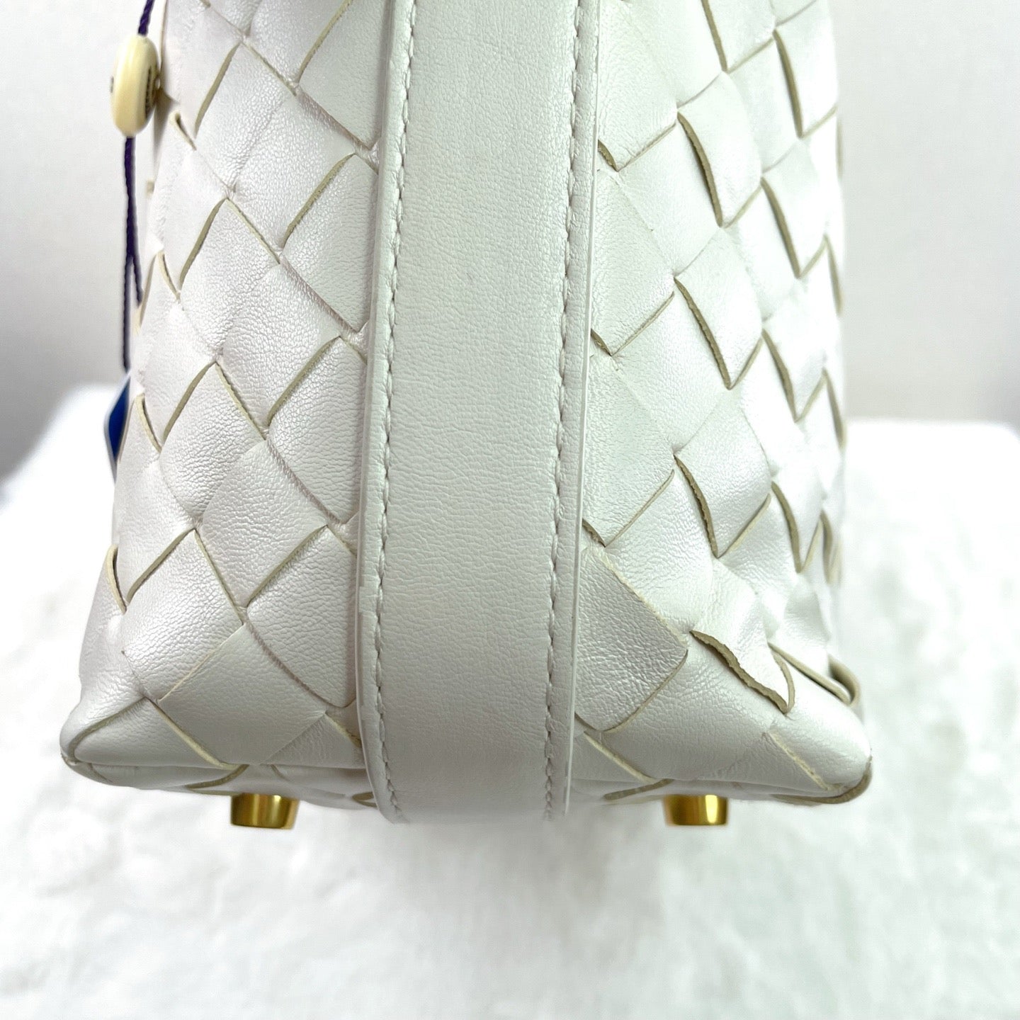 Bottega Veneta - Lunchbox - Leather - White - (mini)