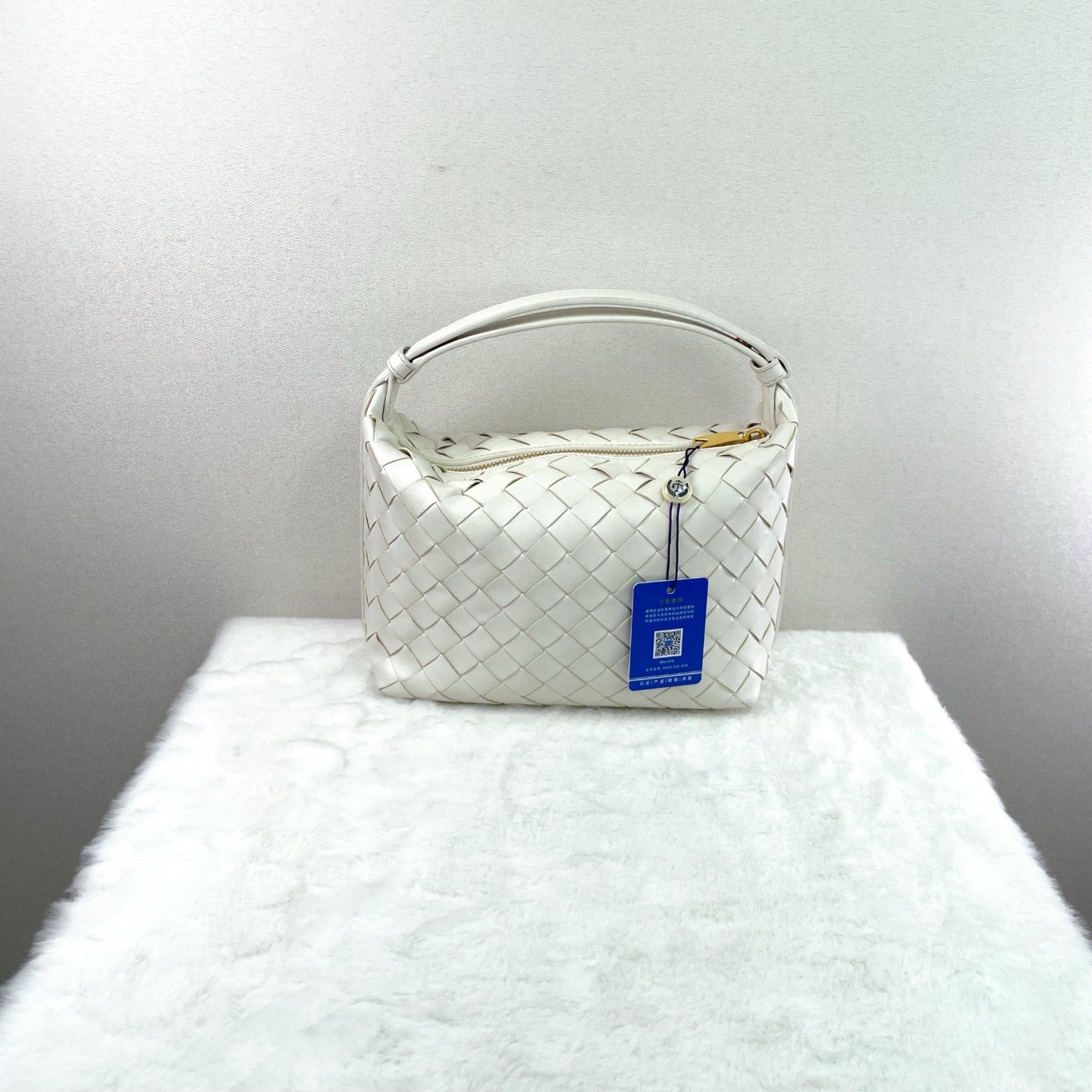 Bottega Veneta - Lunchbox - Leather - White - (mini)