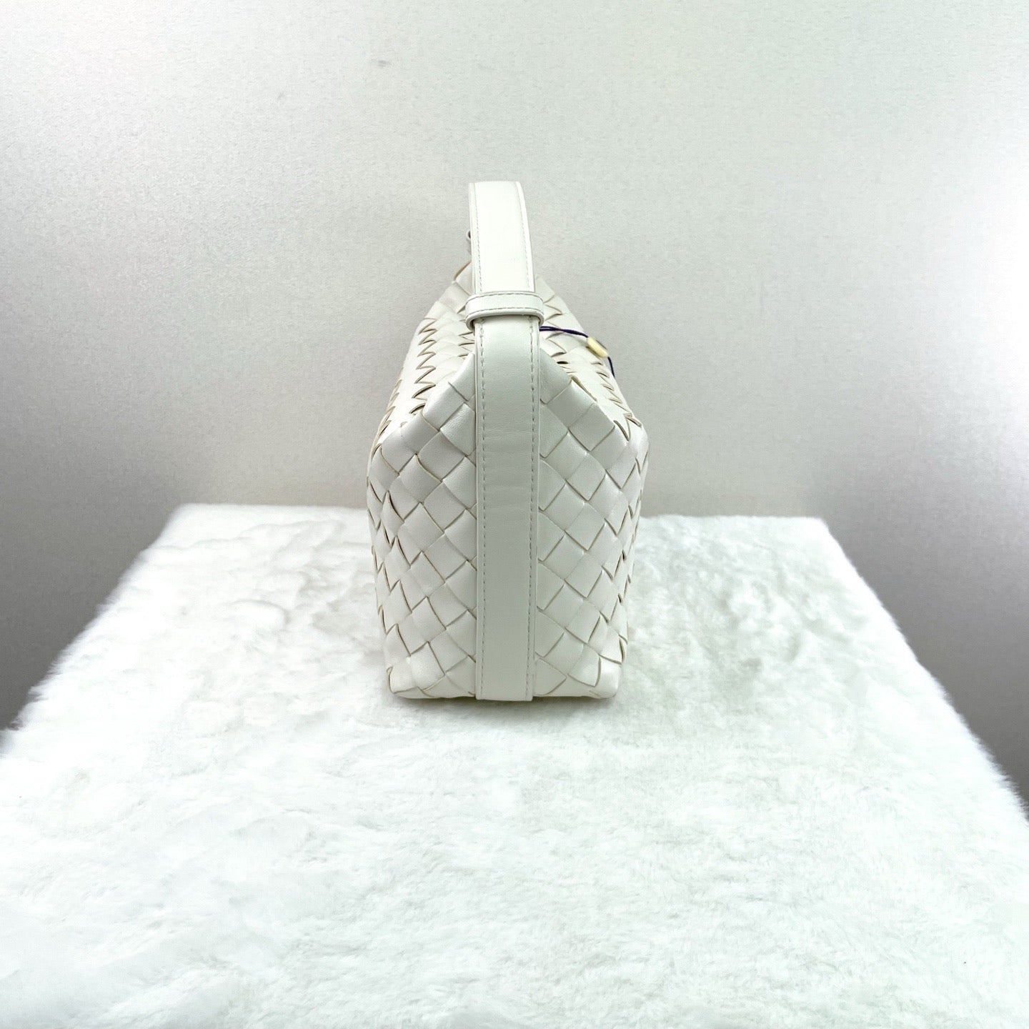 Bottega Veneta - Lunchbox - Leather - White - (mini)