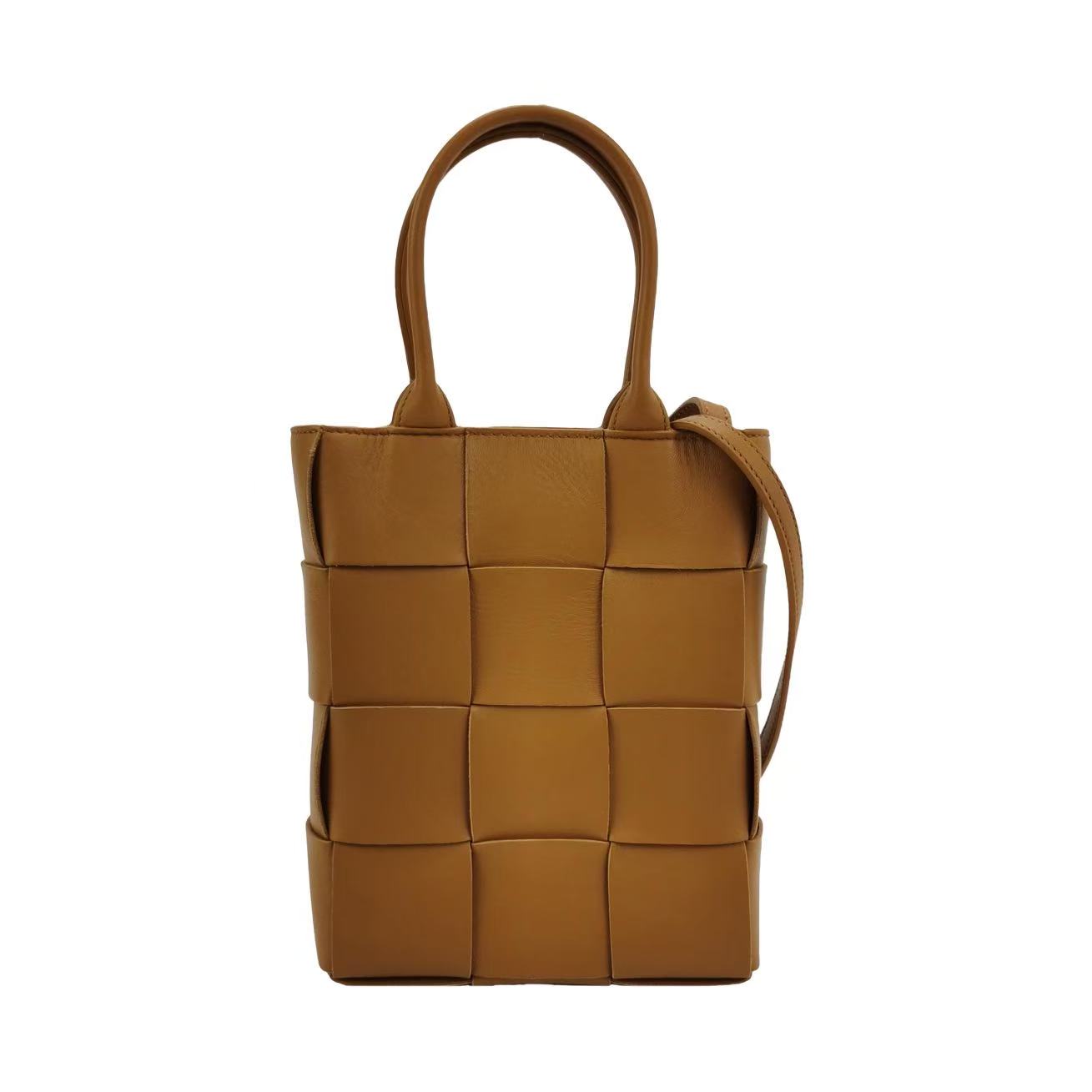 Bottega Veneta - Mini Arco Tote - Calfskin leather - Camel - (mini)