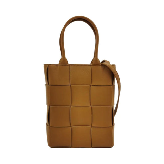 Bottega Veneta - Mini Arco Tote - Calfskin leather - Camel - (mini)