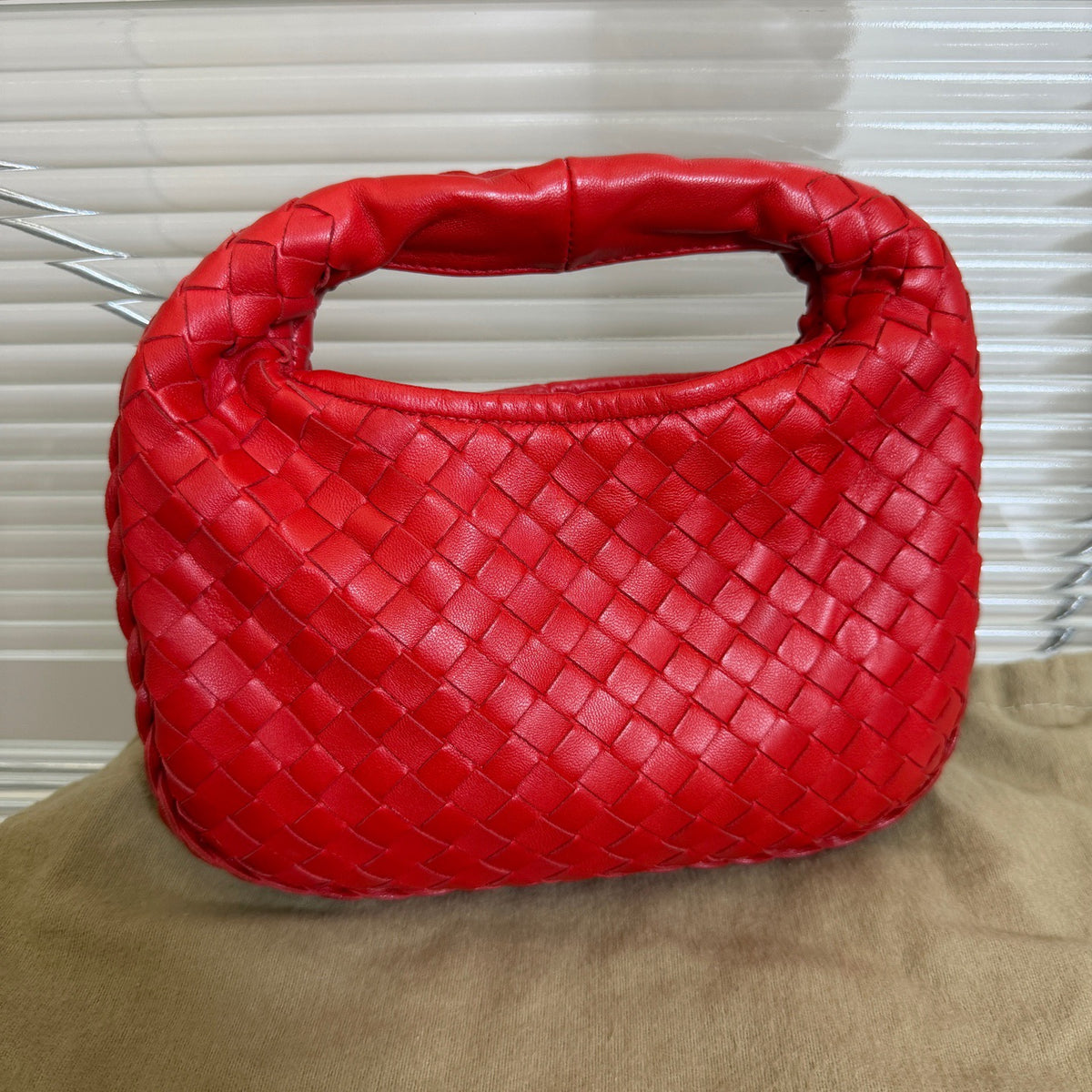Bottega Veneta - Mini Jodie - Leather - Red - (mini)