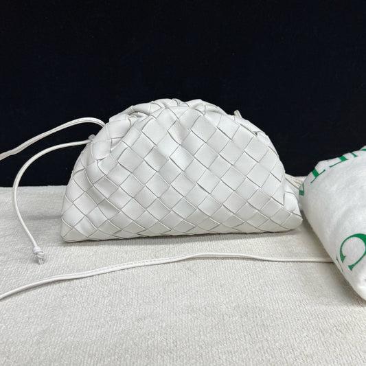 Bottega Veneta - Mini Pouch - Leather - White - (mini)