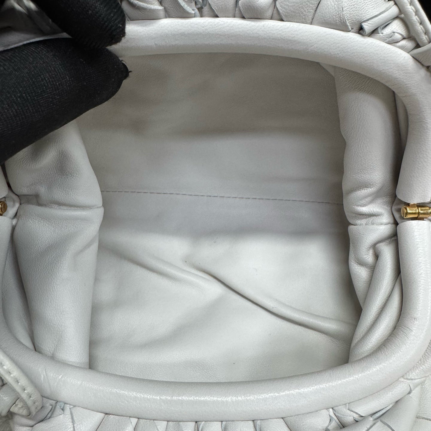 Bottega Veneta - Mini Pouch - Leather - White - (mini)