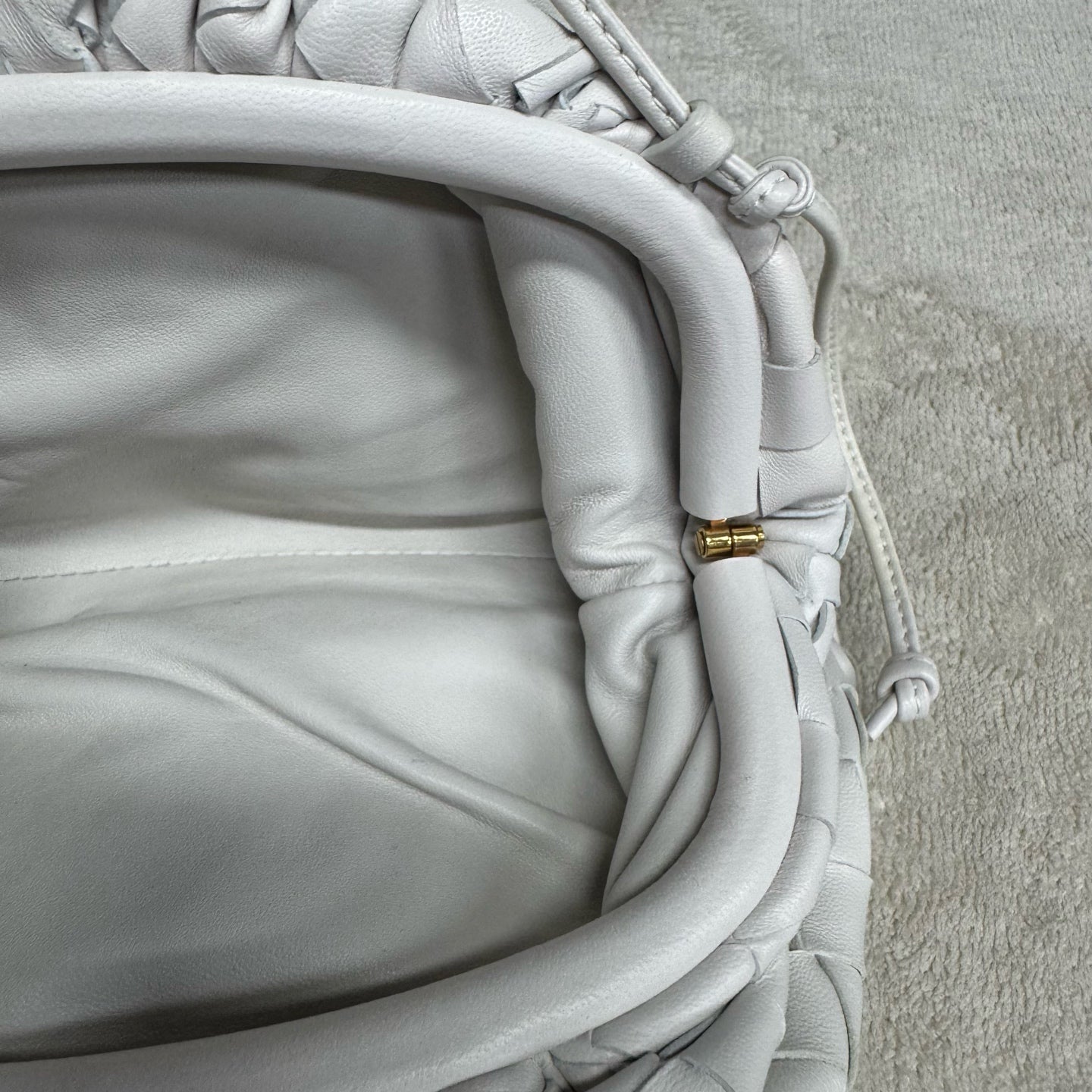 Bottega Veneta - Mini Pouch - Leather - White - (mini)