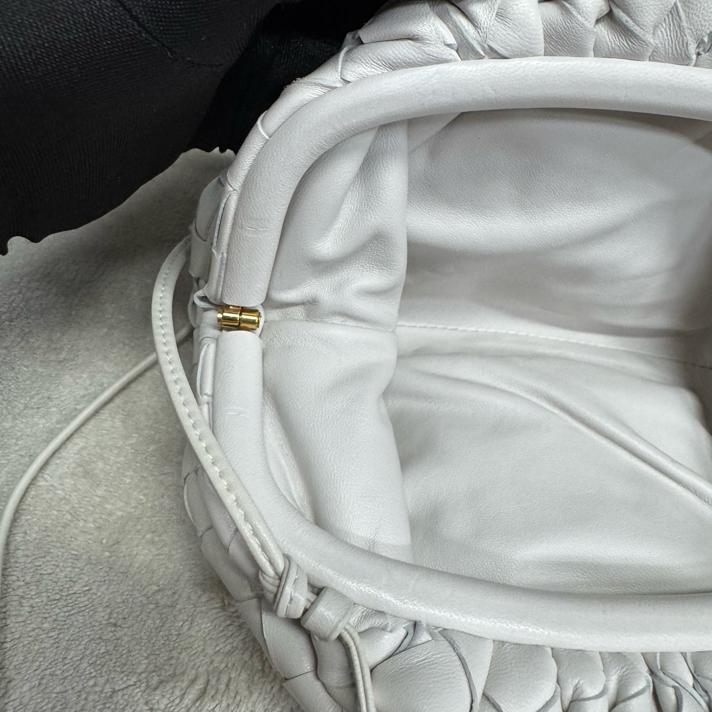 Bottega Veneta - Mini Pouch - Leather - White - (mini)