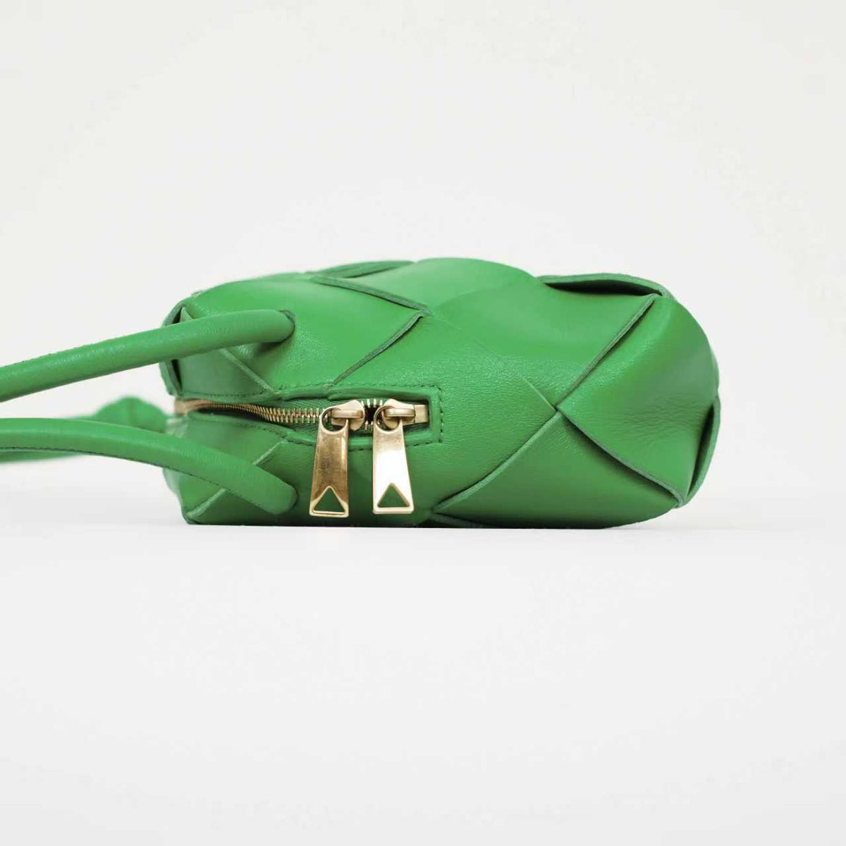 Bottega Veneta - Mini Square Crossbody Bag - Leather - Green - (mini)